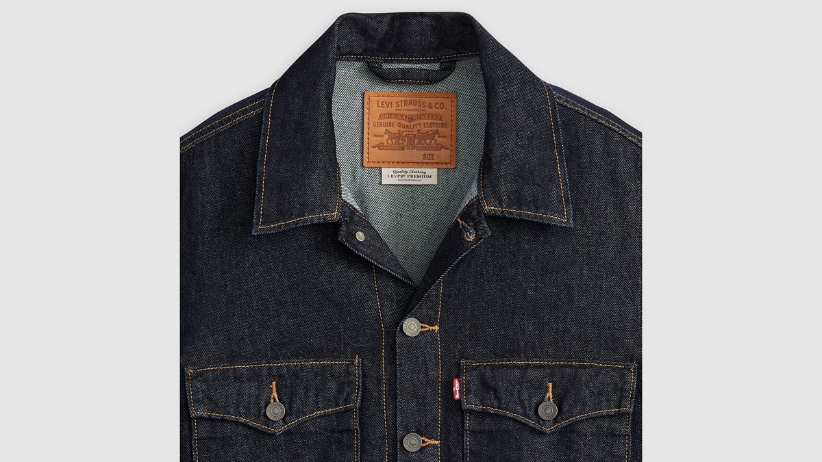 Embarcadero Station Jacket — Love Your Smile - Dark Wash