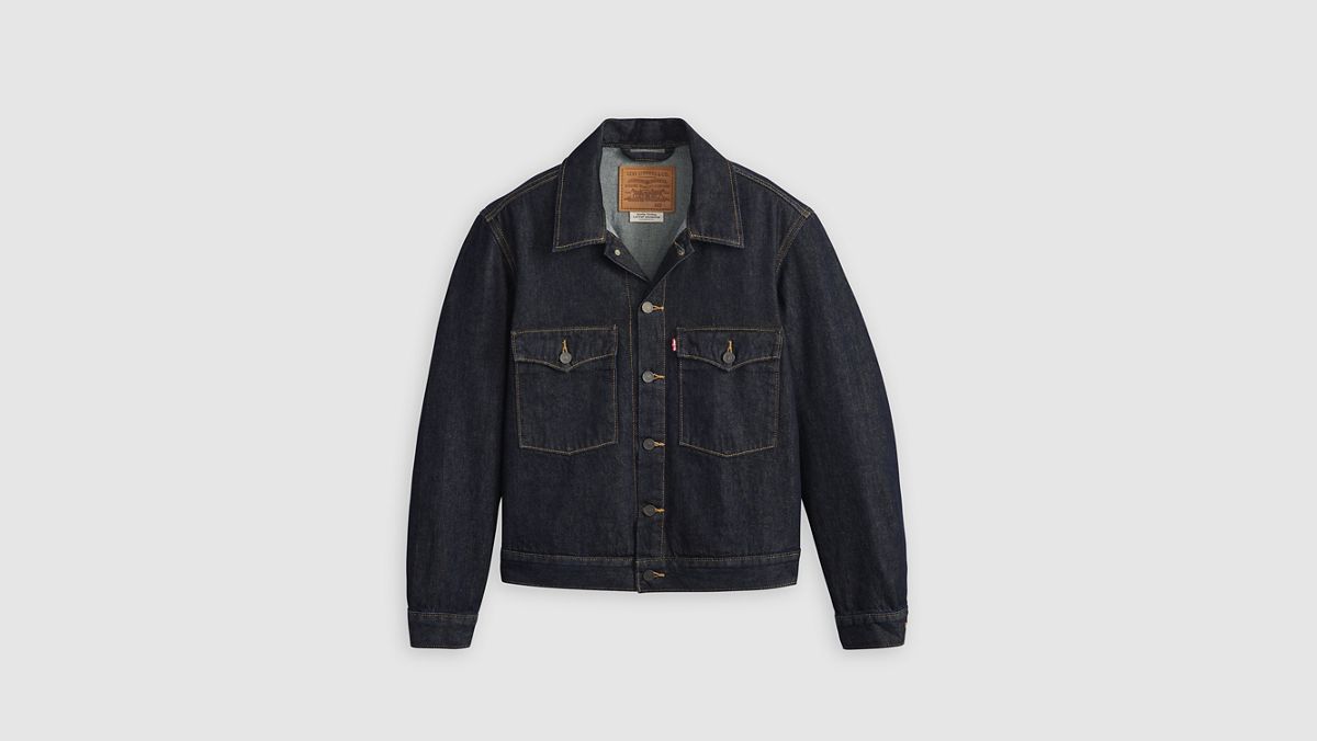 Embarcadero Station Jacket — Love Your Smile - Dark Wash