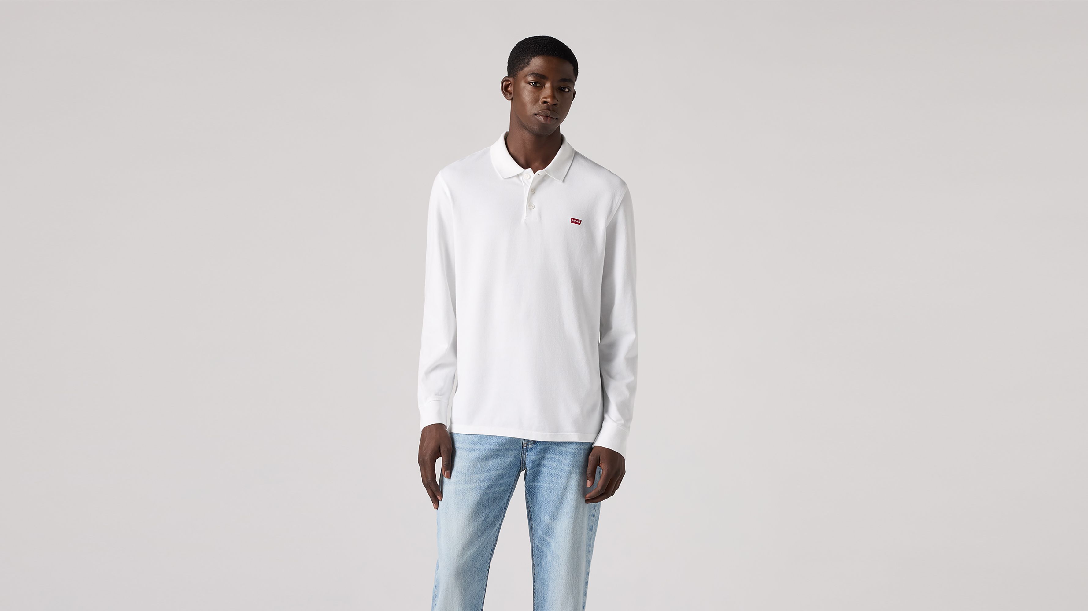 Long Sleeve Housemark Polo Shirt 13