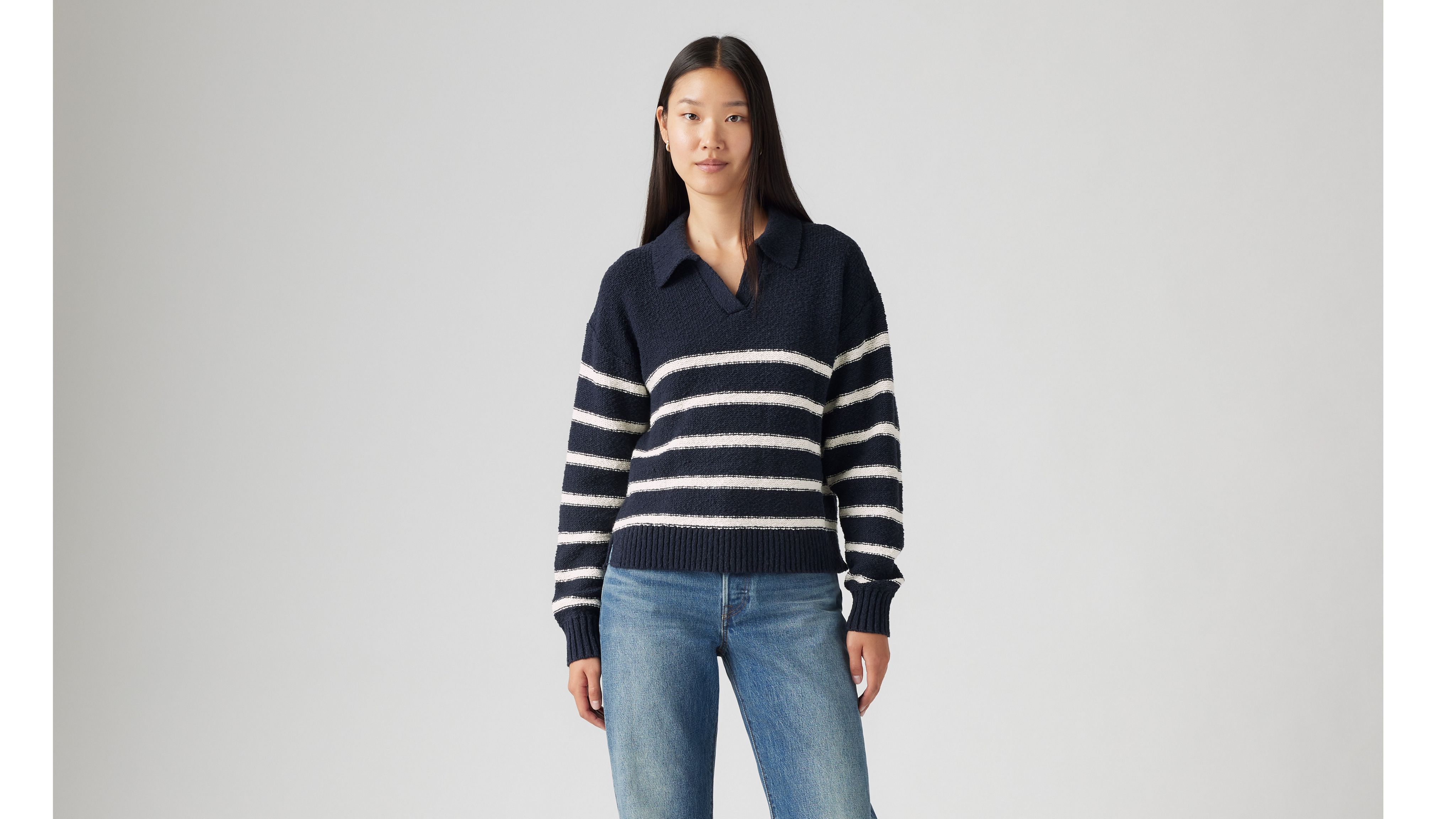 Satellite Polo Sweater - Blue | Levi's® US