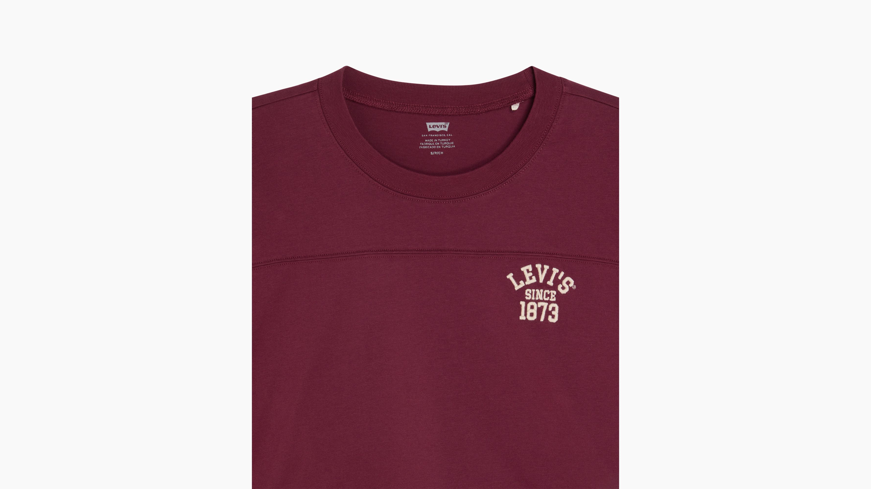 Graphic Crop Football Tee 7