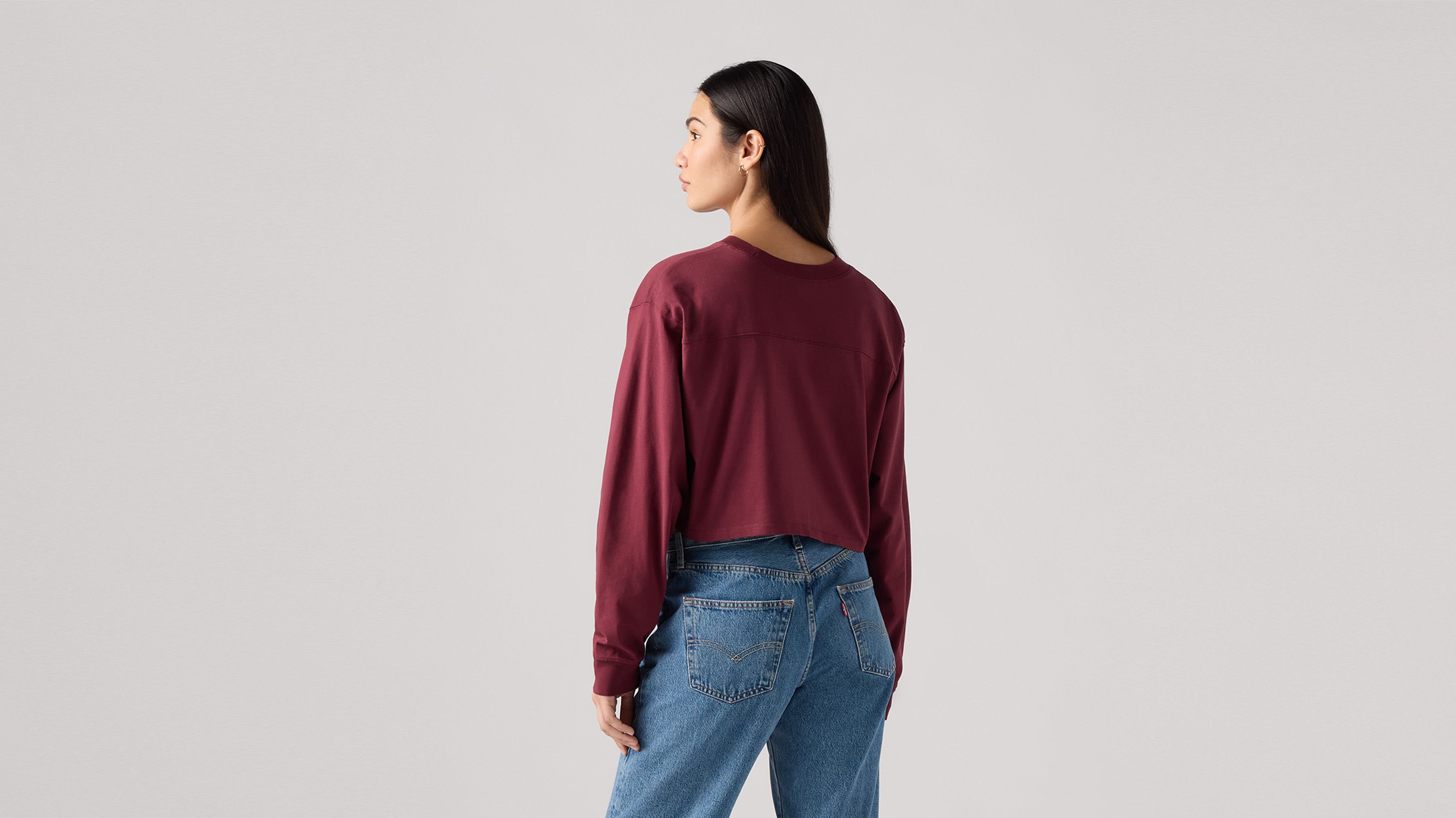 Graphic Crop Football Tee 3