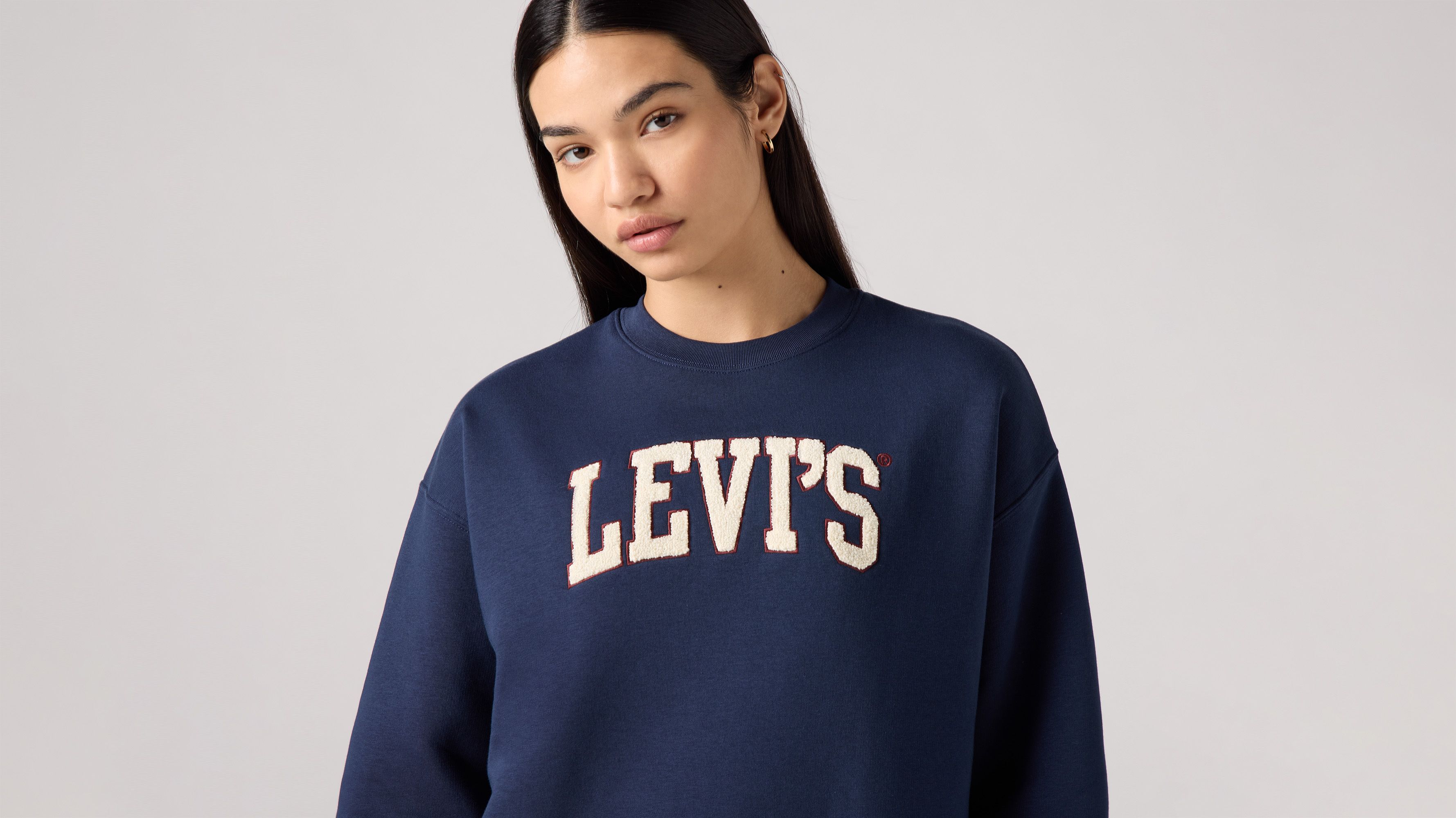 Graphic Salinas sweatshirt met ronde hals 4