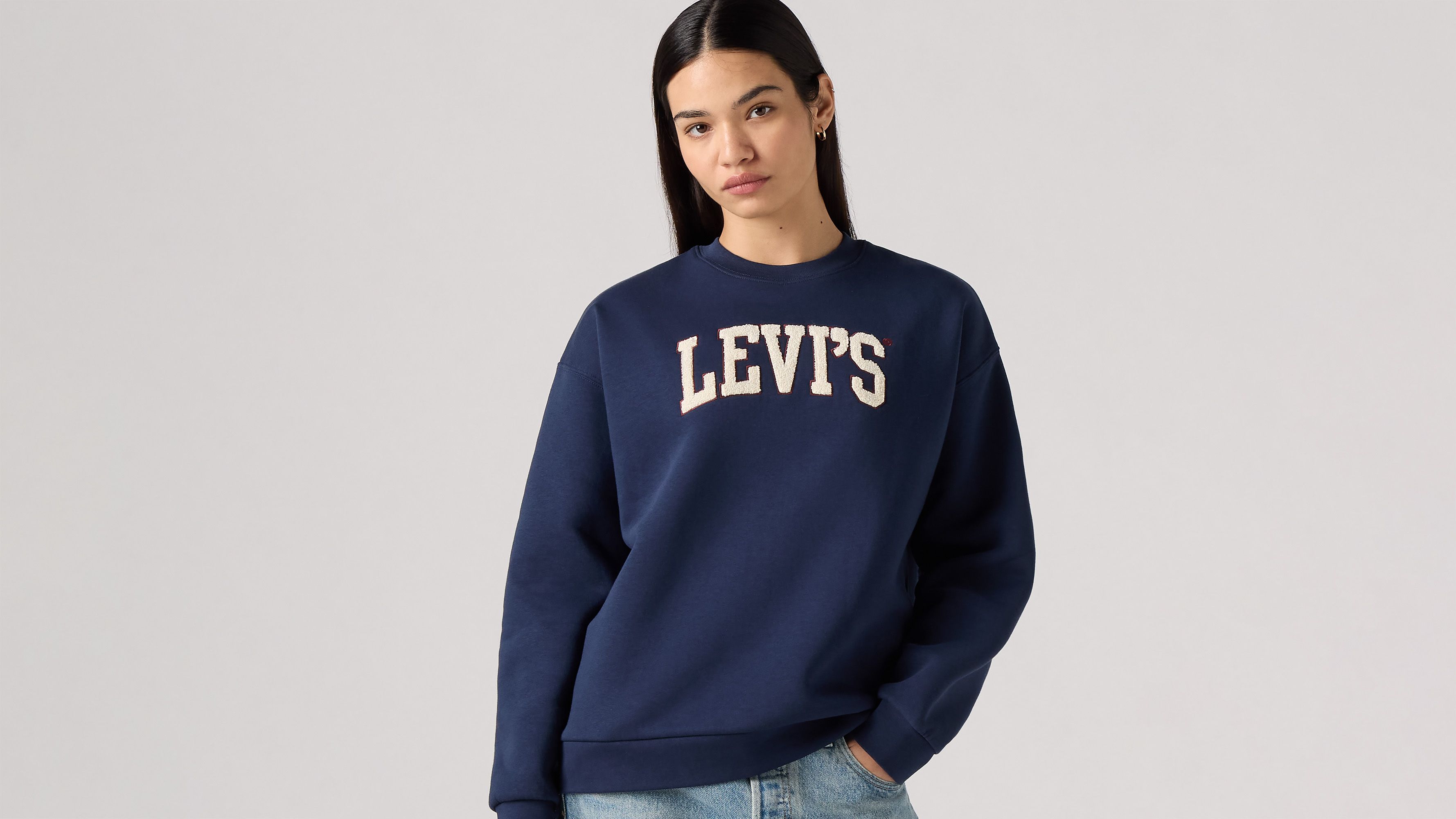 Graphic Salinas sweatshirt met ronde hals 1