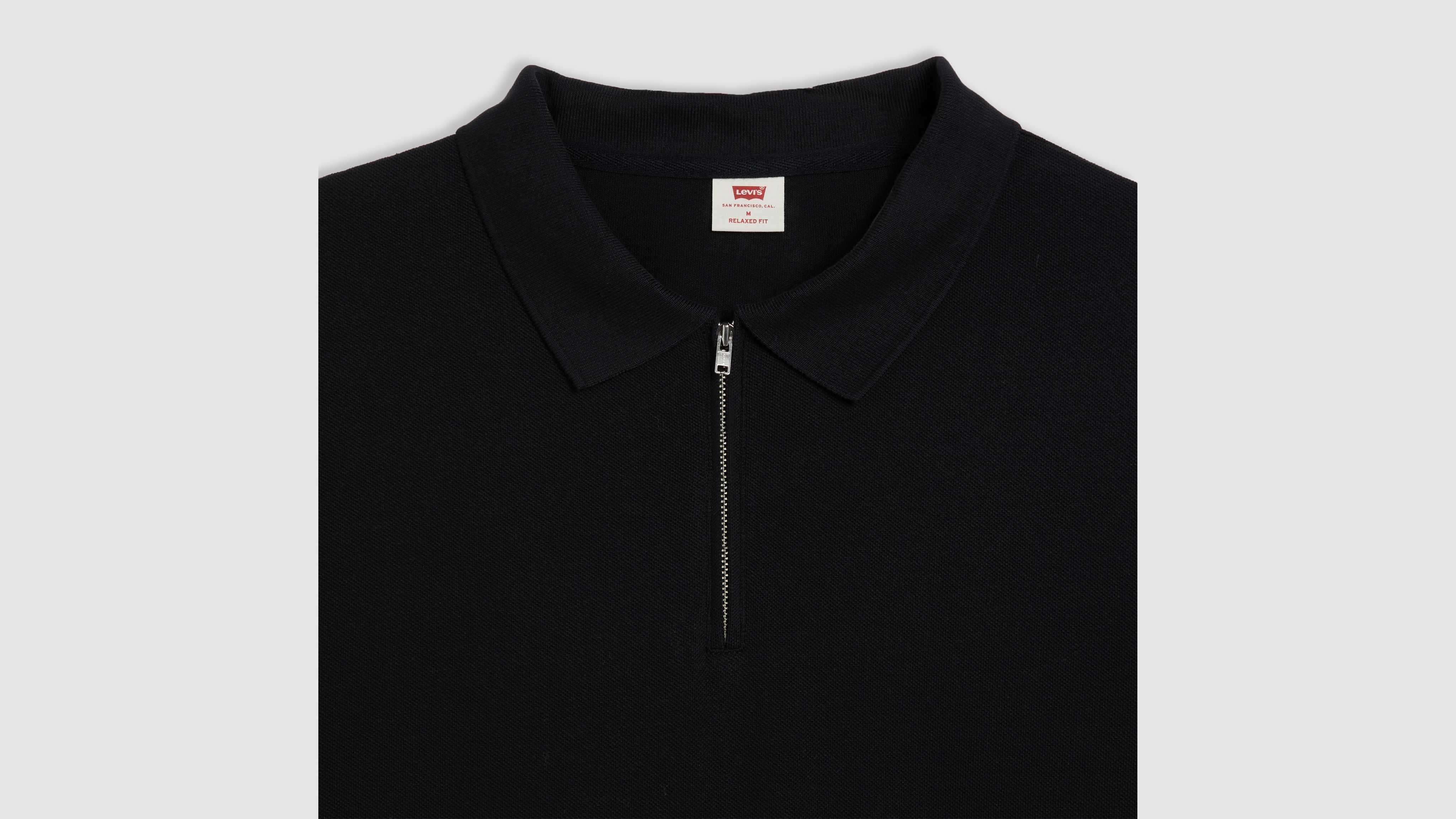 Zip Polo Shirt - Black | Levi's® US