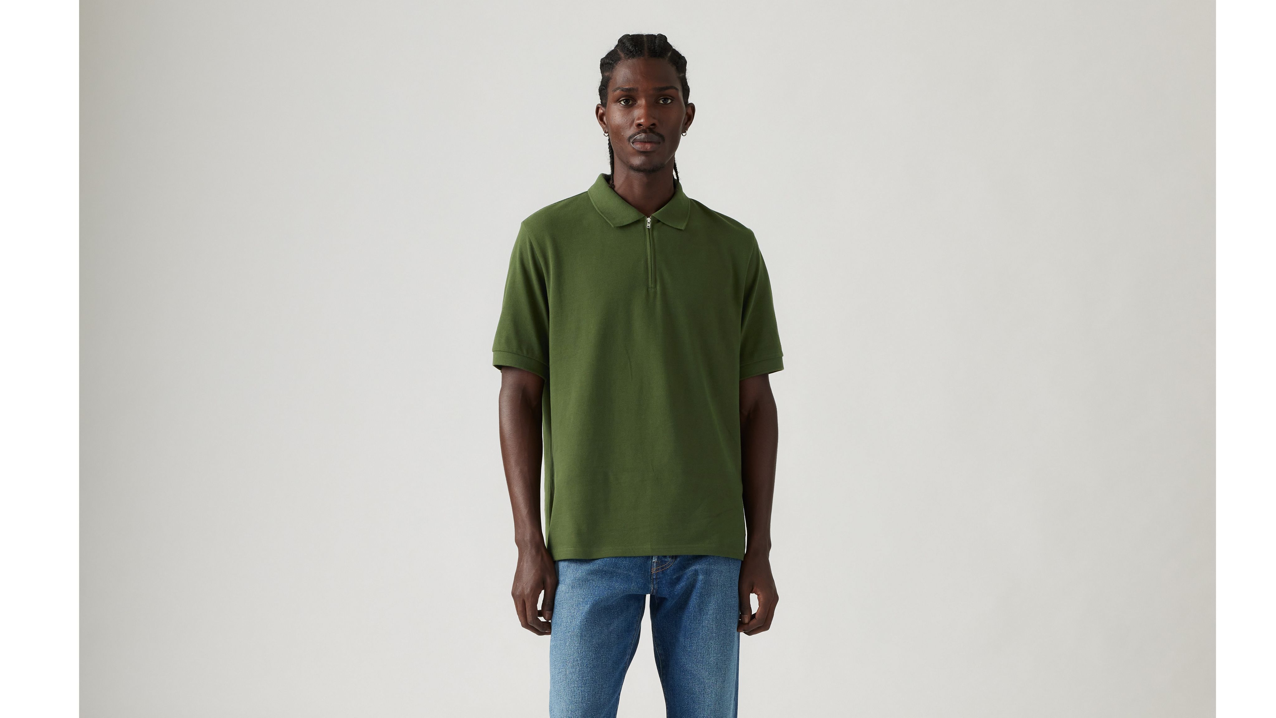 Zip Polo Shirt - Green | Levi's® US