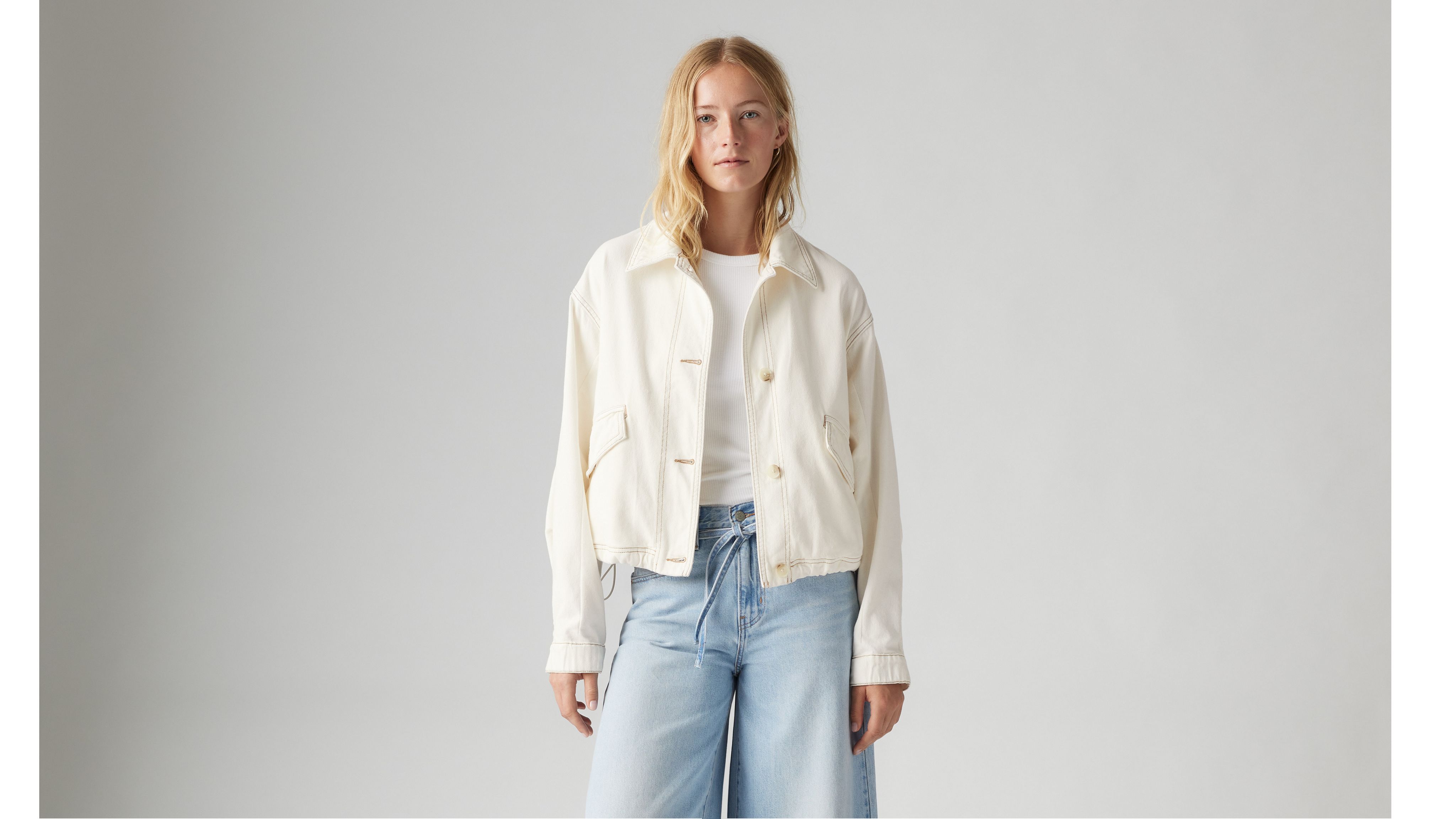 Janis Utility Jacket - White | Levi's® US