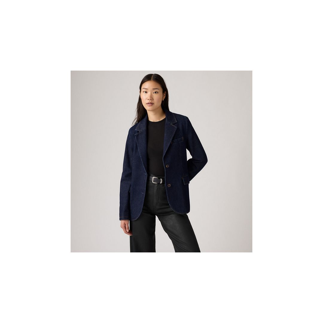 Levi's Stella Relaxed Blazer In Blue
