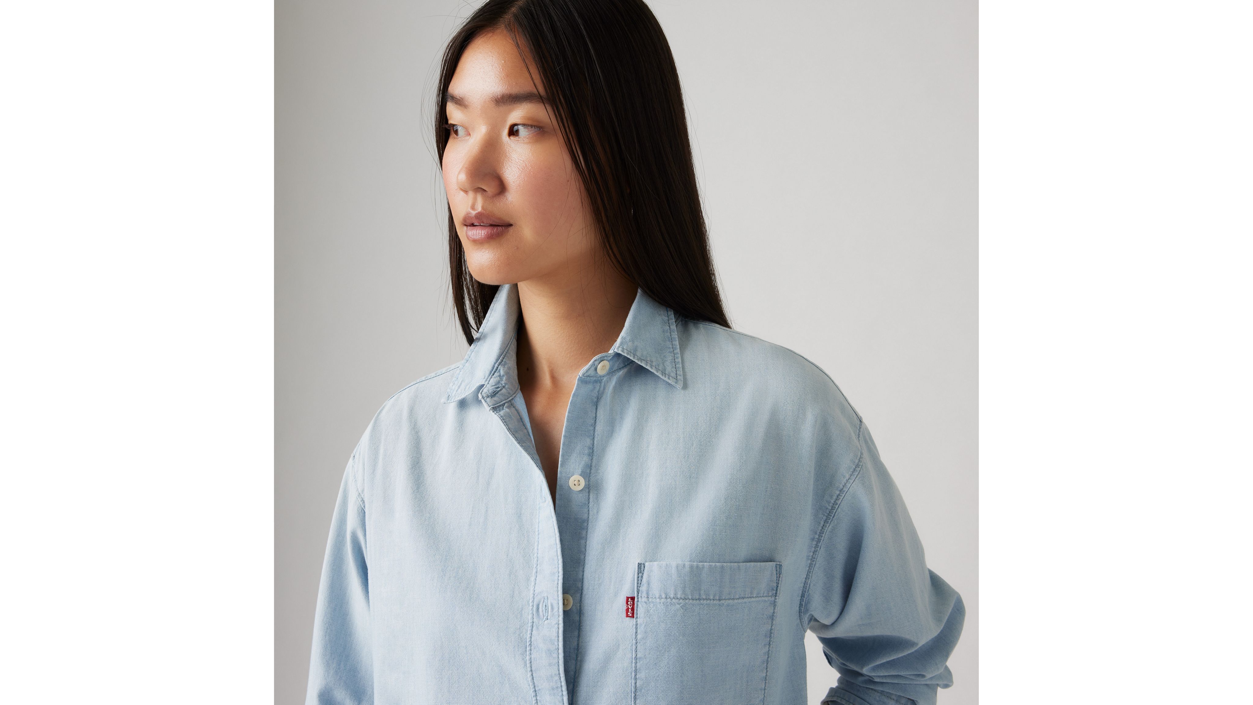 Levi's Harlie Boyfriend Shirt In Where Is She