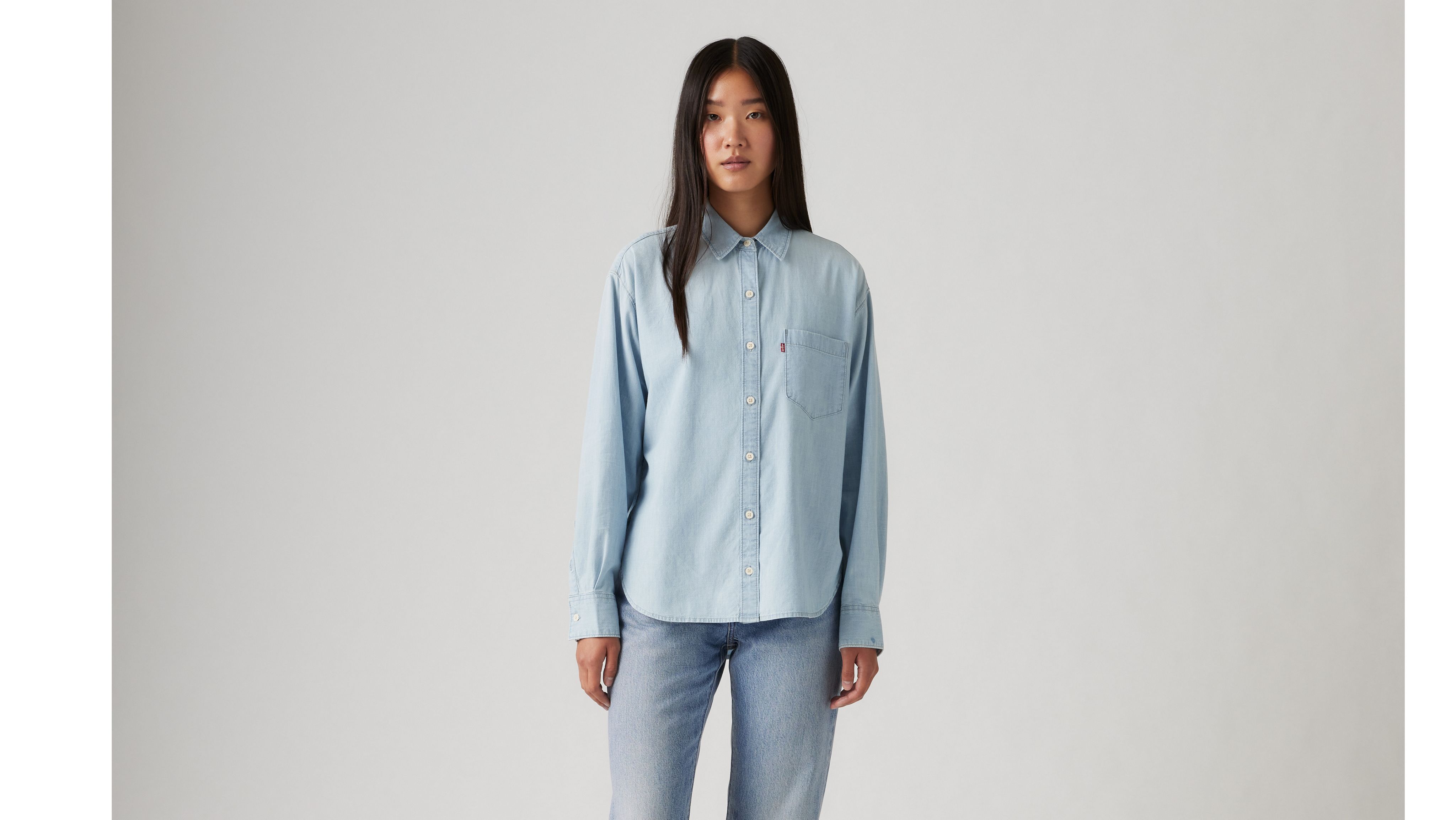 Levi's Harlie Boyfriend Shirt In Where Is She