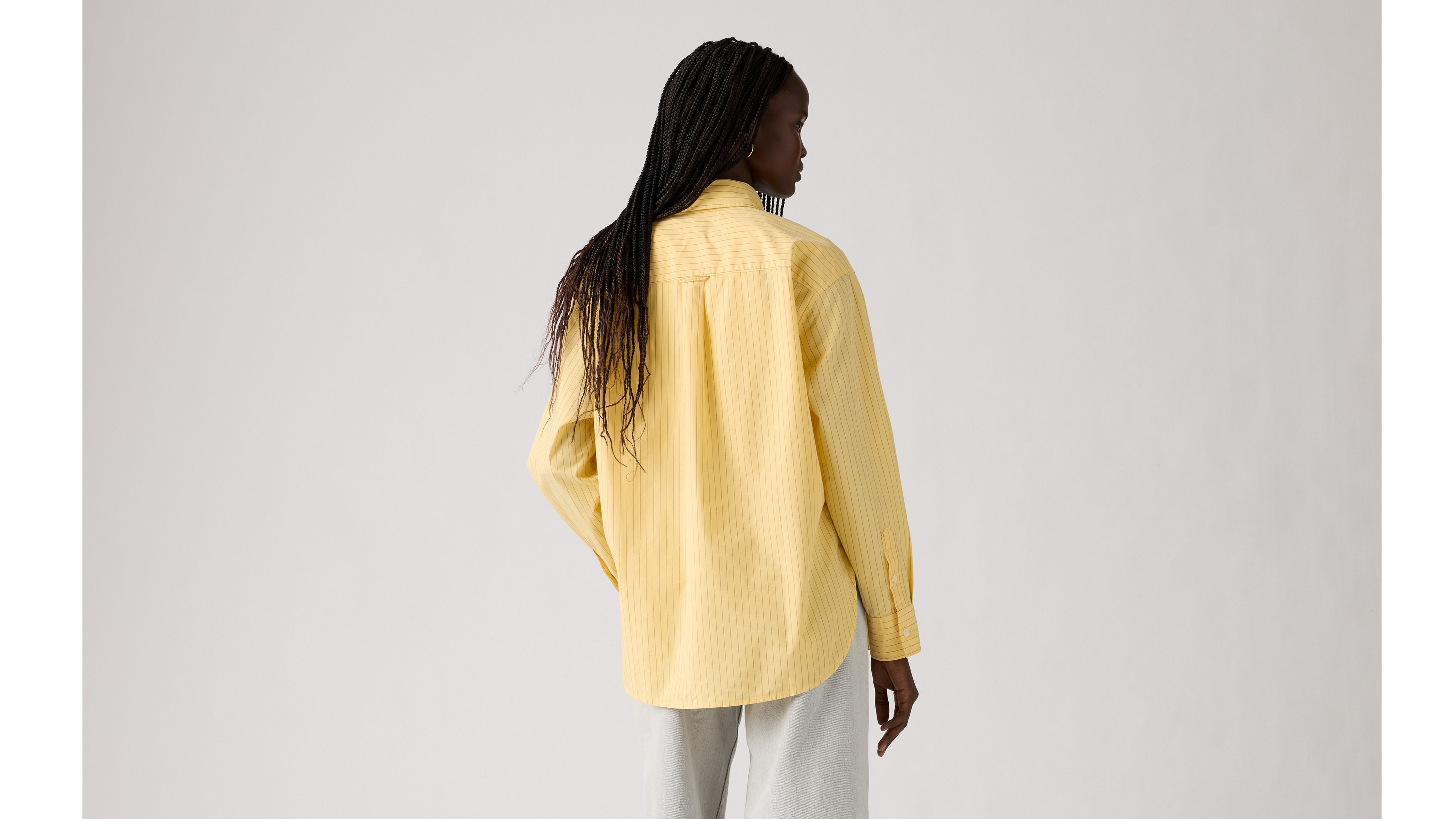 Harlie Boyfriend Linen+ Denim Shirt