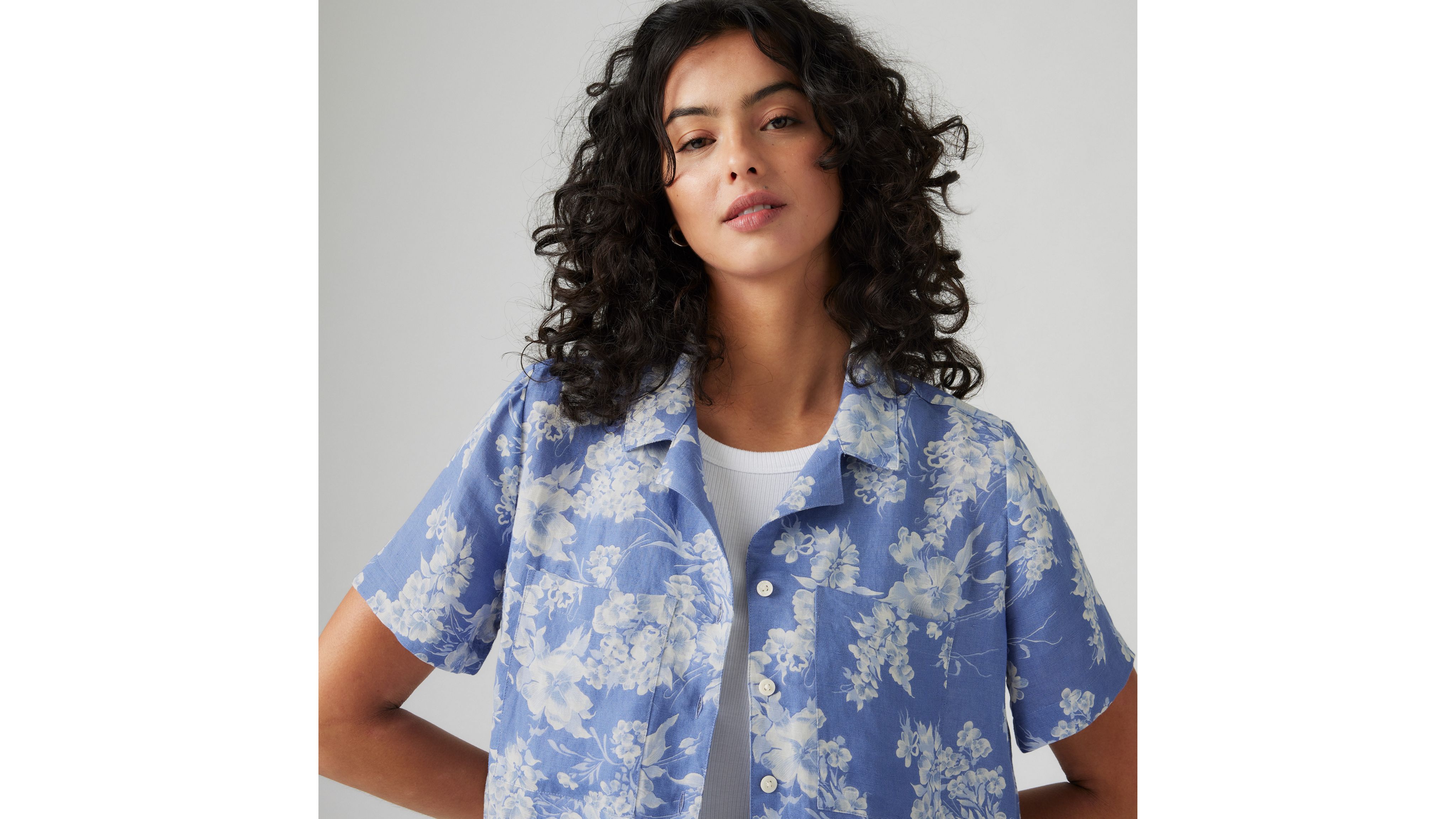 Sonny Linen Blend Camp Shirt