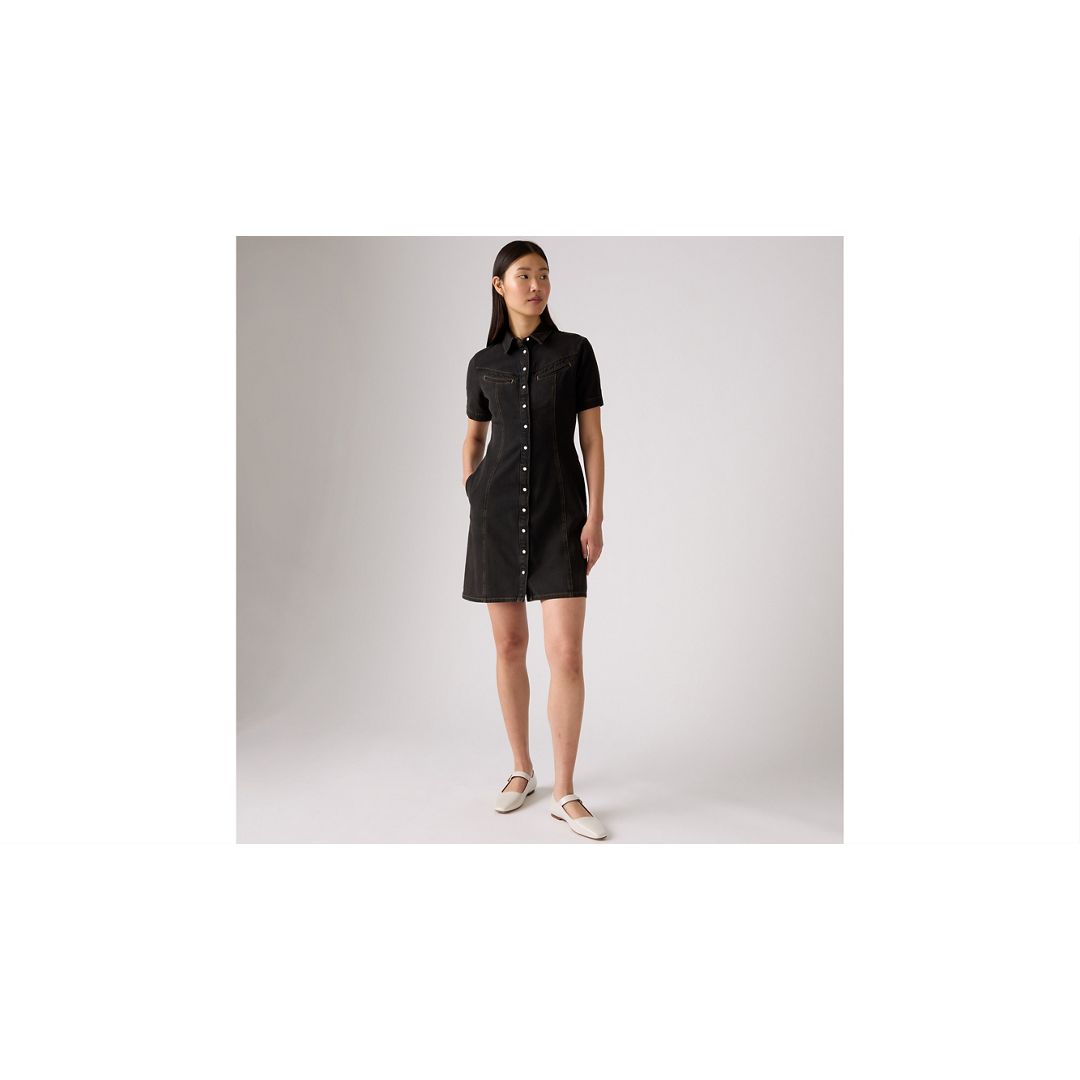 Levi's Rinoa Denim Dress In Black