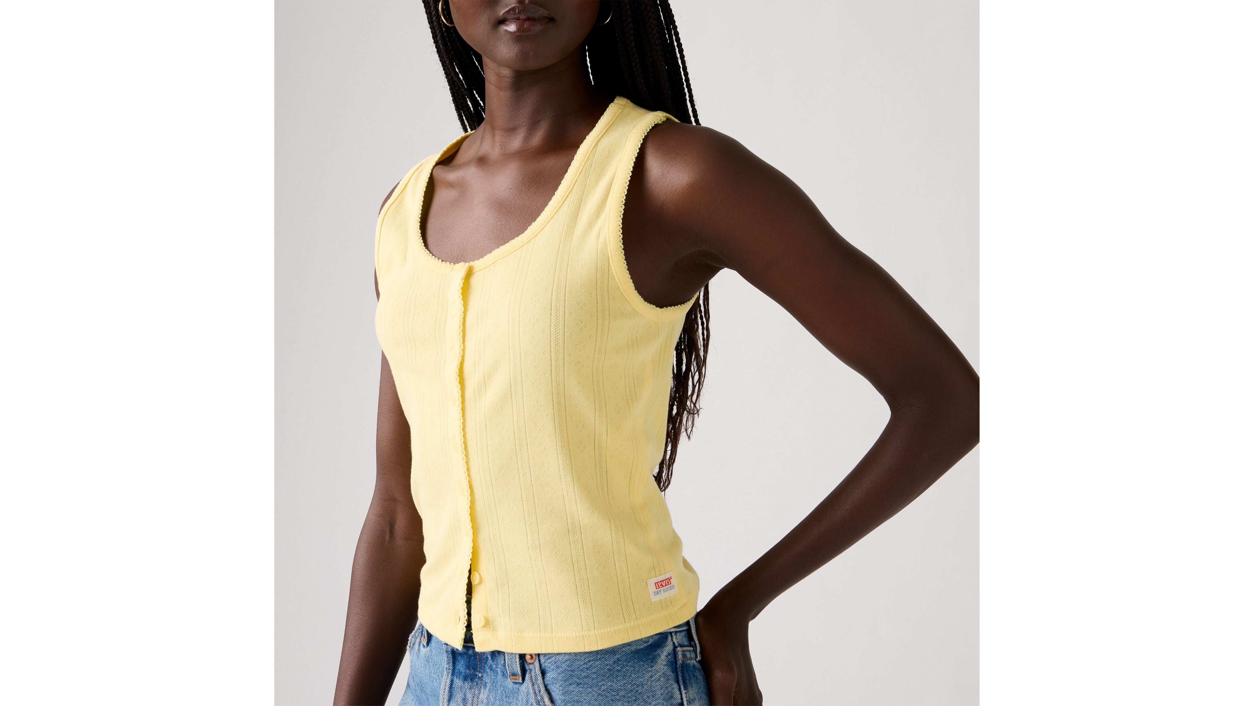 Dry Goods Women's Pointelle Tank Top