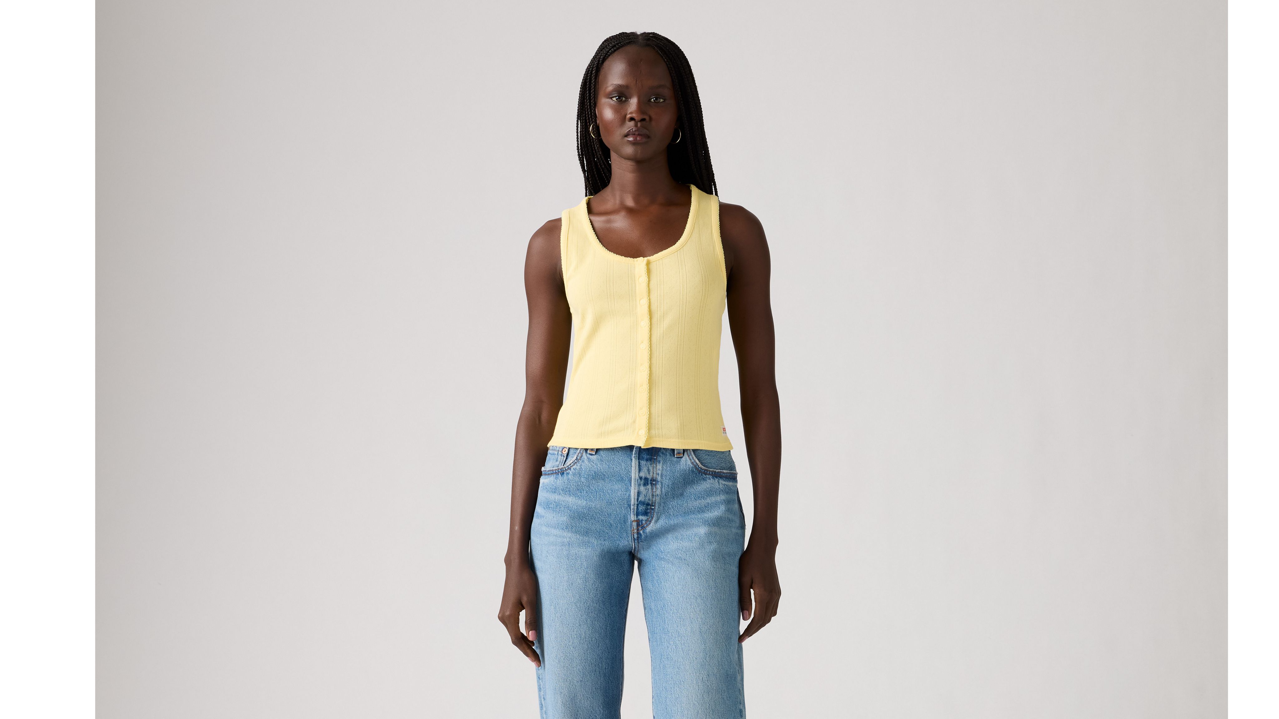 Dry Goods Women's Pointelle Tank Top
