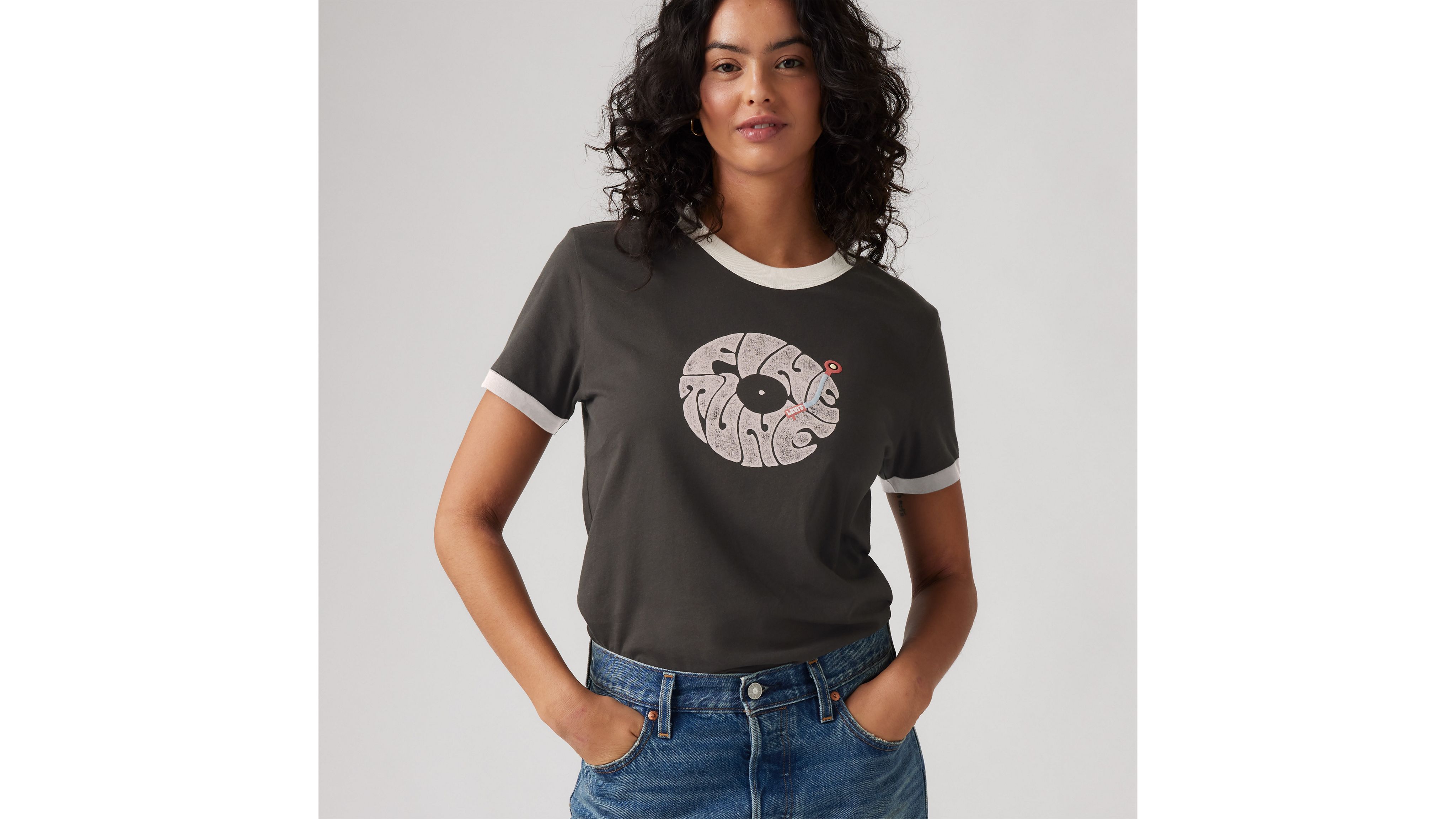 ★ Leey★ LOGO GRAPHICS RINGER TSHIRT BLACK P0000EGM 001IZ0002-dynamic1-pdp?$