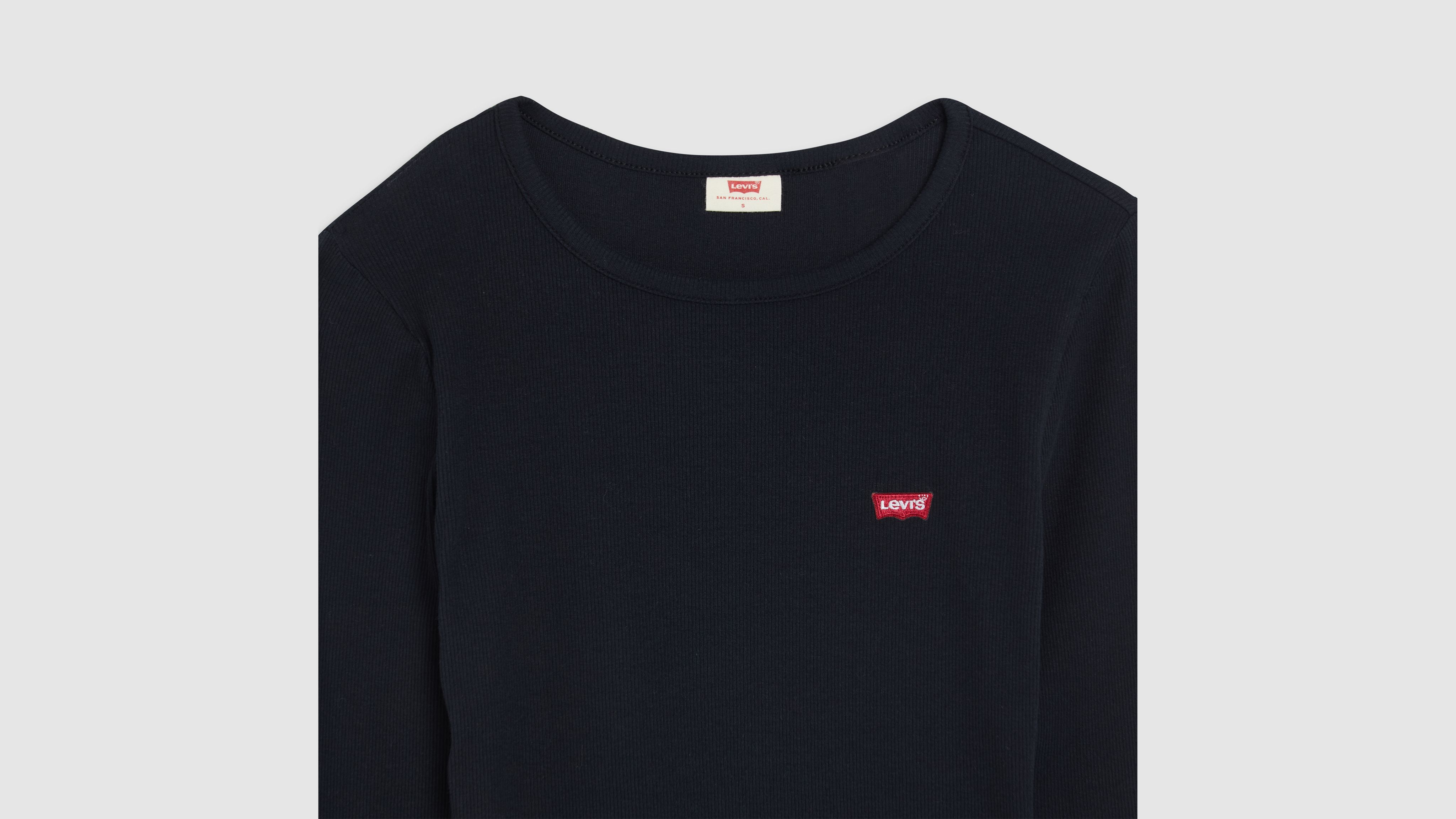 Levi's Hayes Long Sleeve T-shirt In Anthracite Night