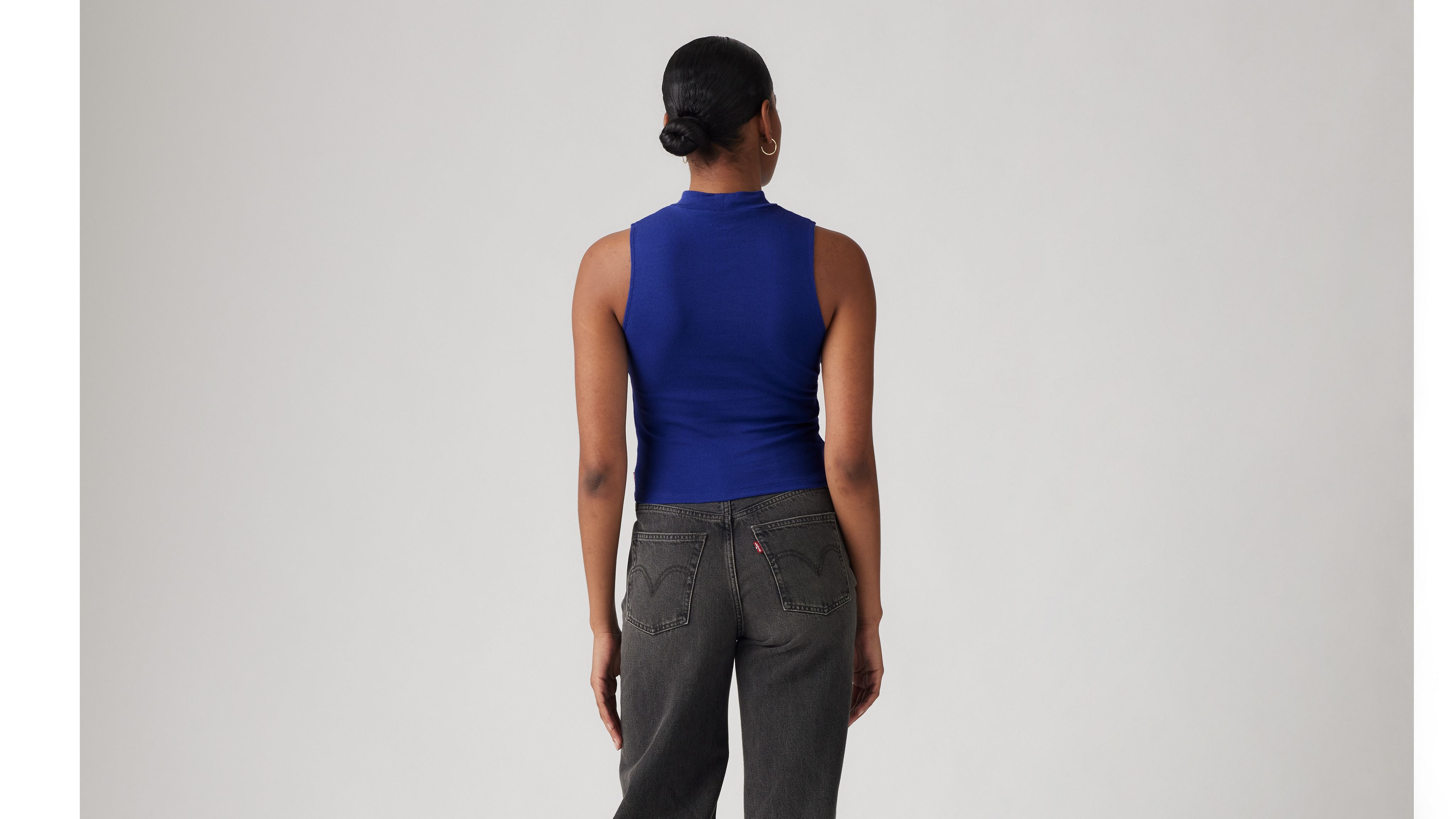 Levi's Effortless Tank Top In Mazarine Blue