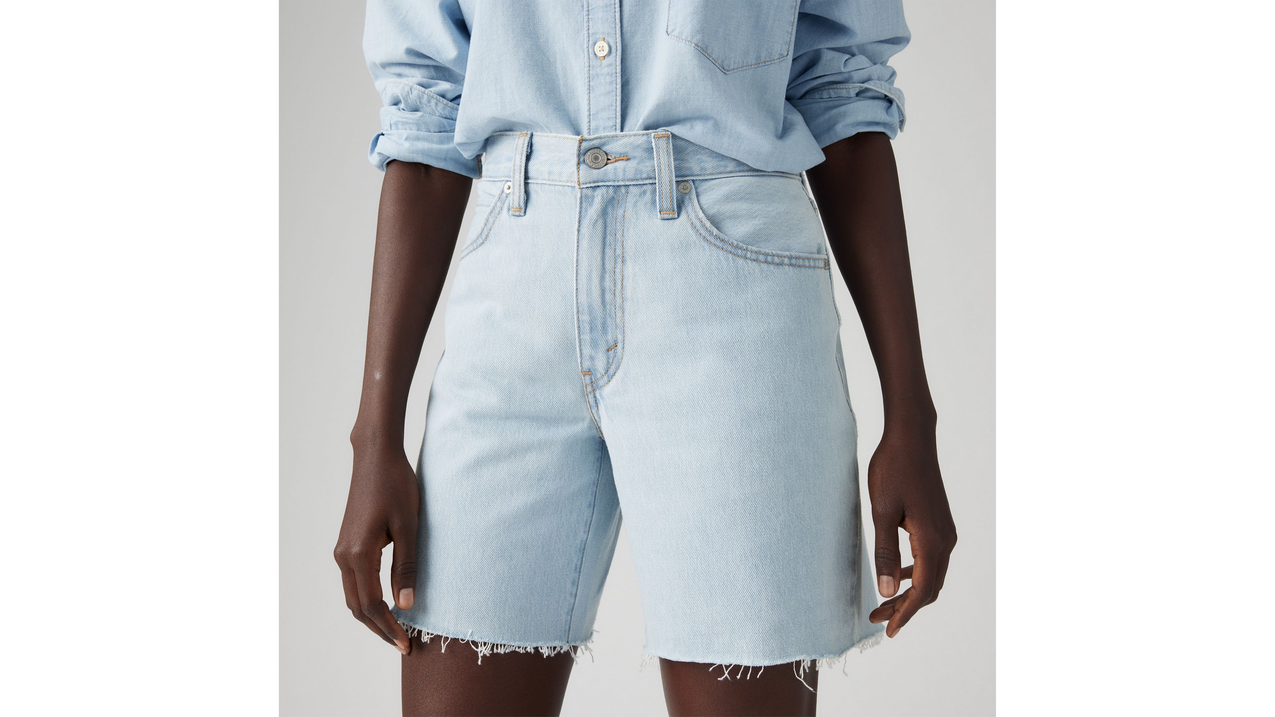 パンツ 90s LEVI'S 550 CUT OFF BAGGY SHORTS 94 Baggy Shorts - Blue | Levi's® PL
