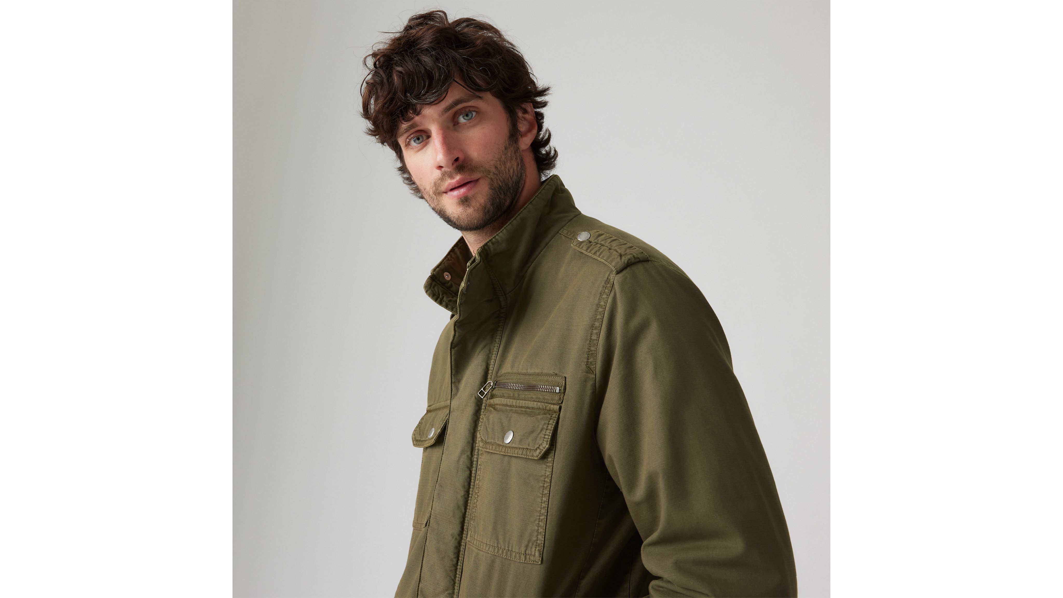 Menlo Military Jacket - Green | Levi's® US Menlo Military Jacket - Green | Levi's® US