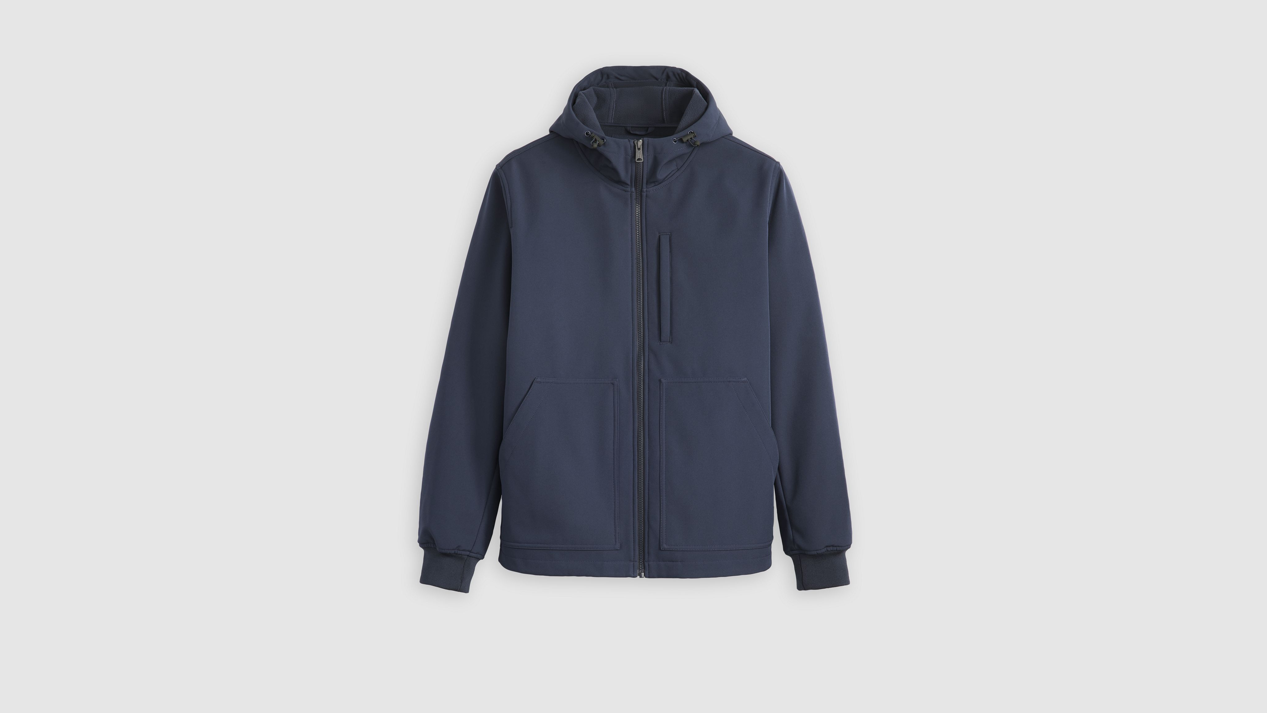 Levi's Salida Soft Shell Hoodie Jacket In Blue