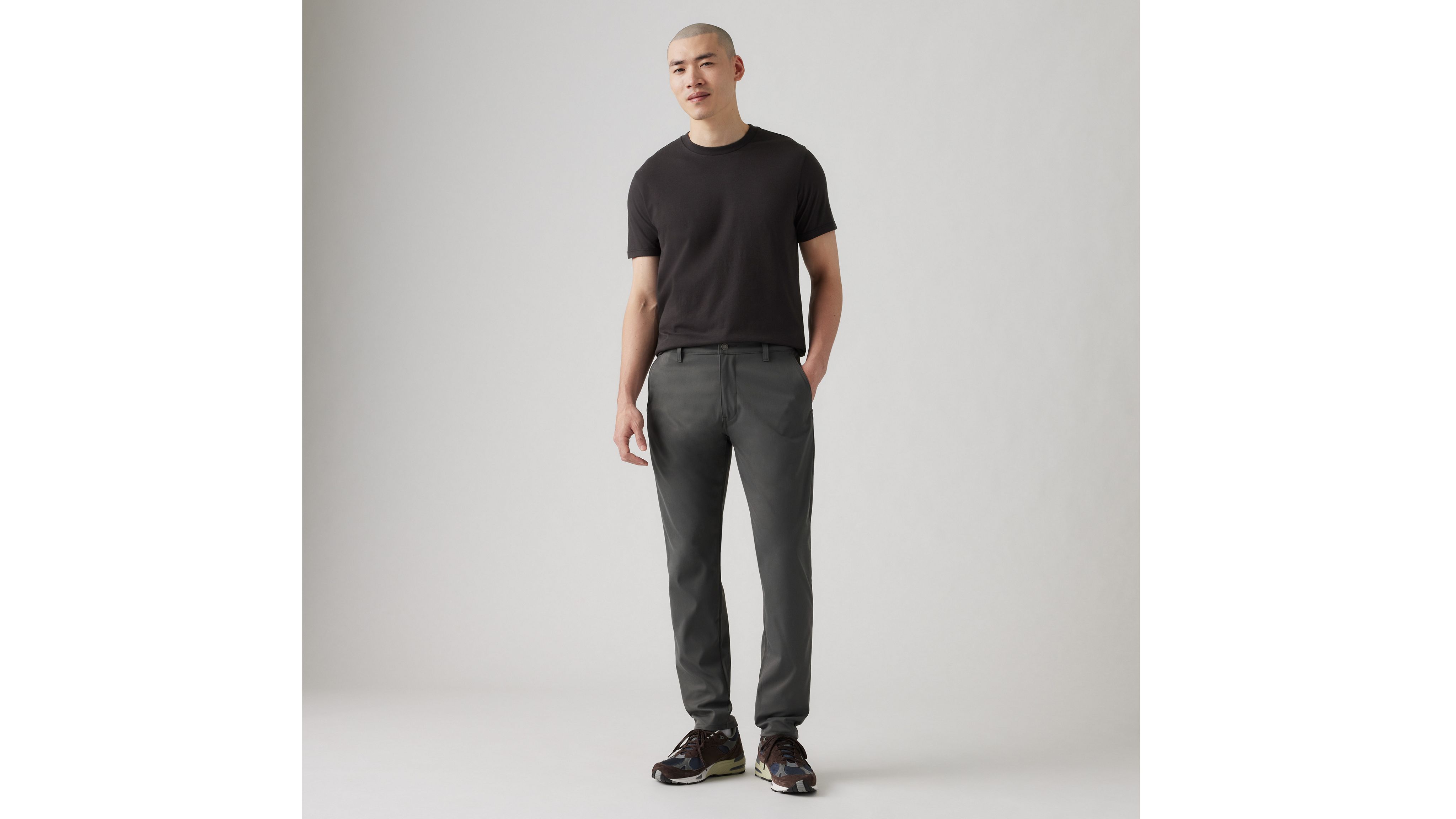 Levi's Xx Chino Standard Taper Tech+ Men's Pants 40x30 In Grey Ore