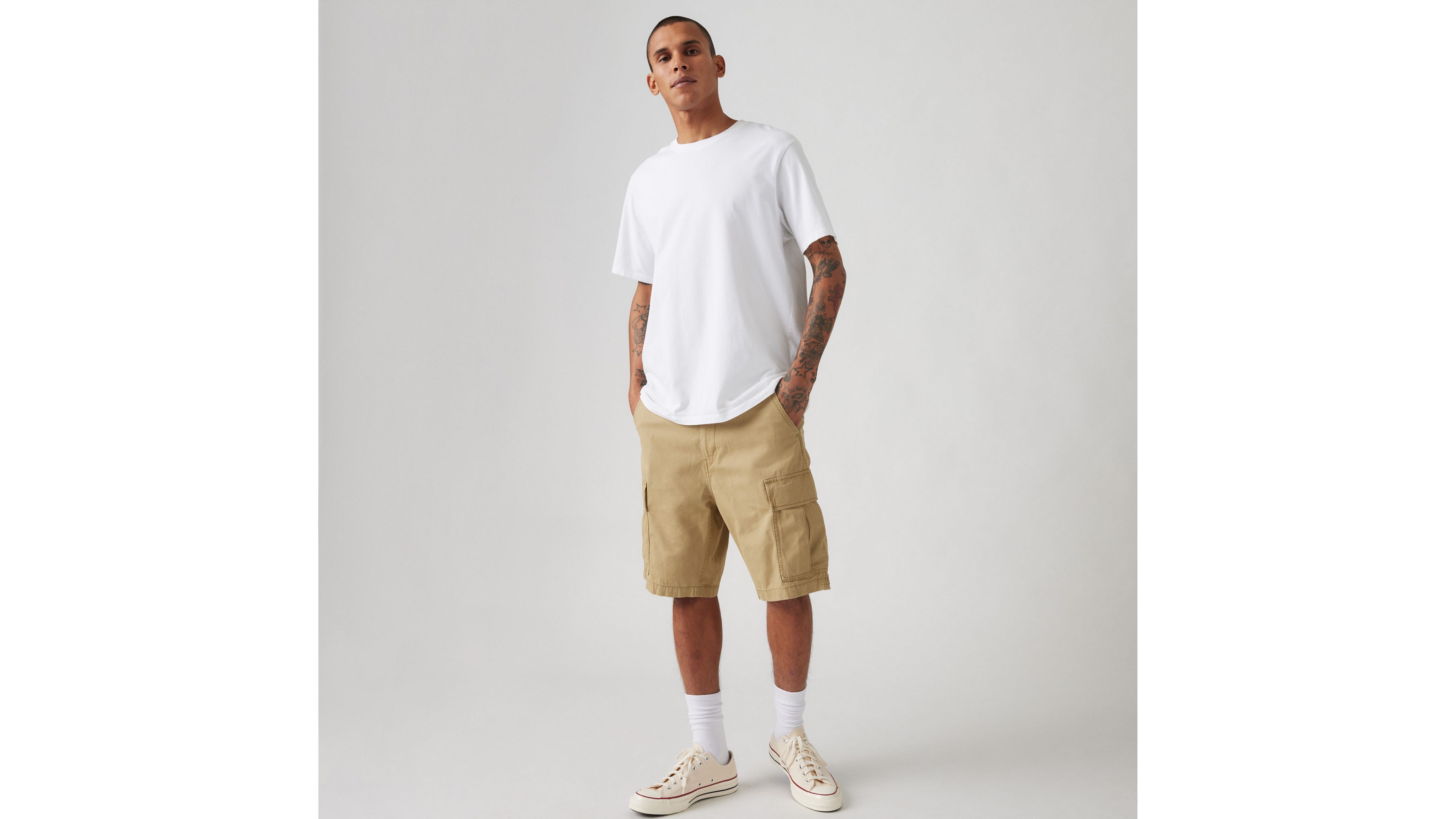 Levi's Carrier Cargo Shorts In Harvest Gold