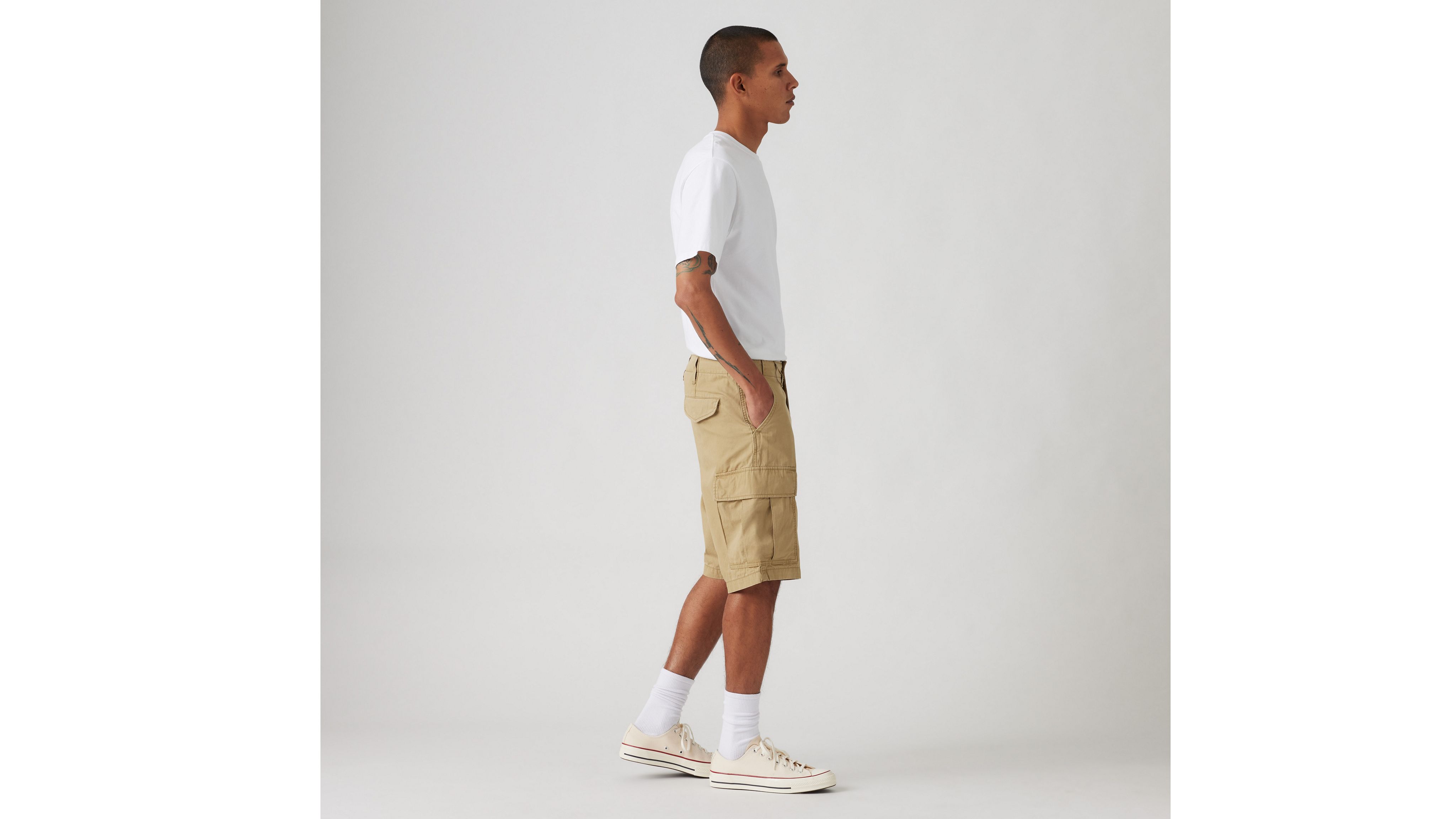 Levi's Carrier Cargo Shorts In Harvest Gold