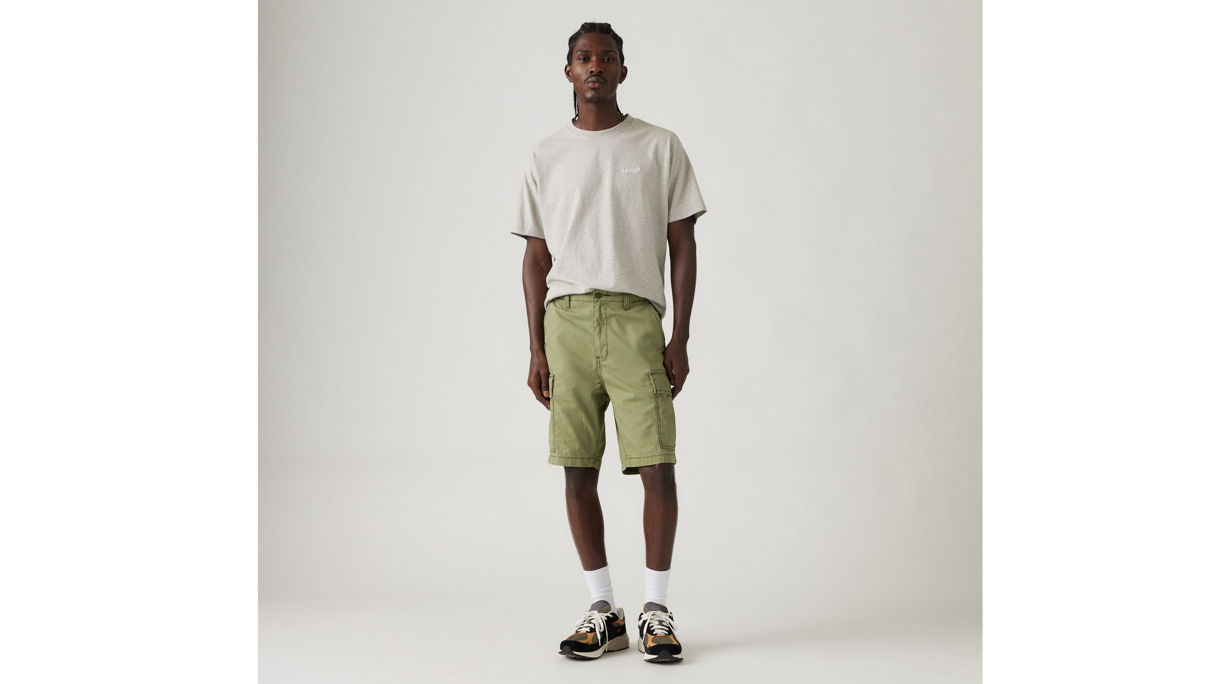 Levi's Carrier Cargo Shorts In Olive Night