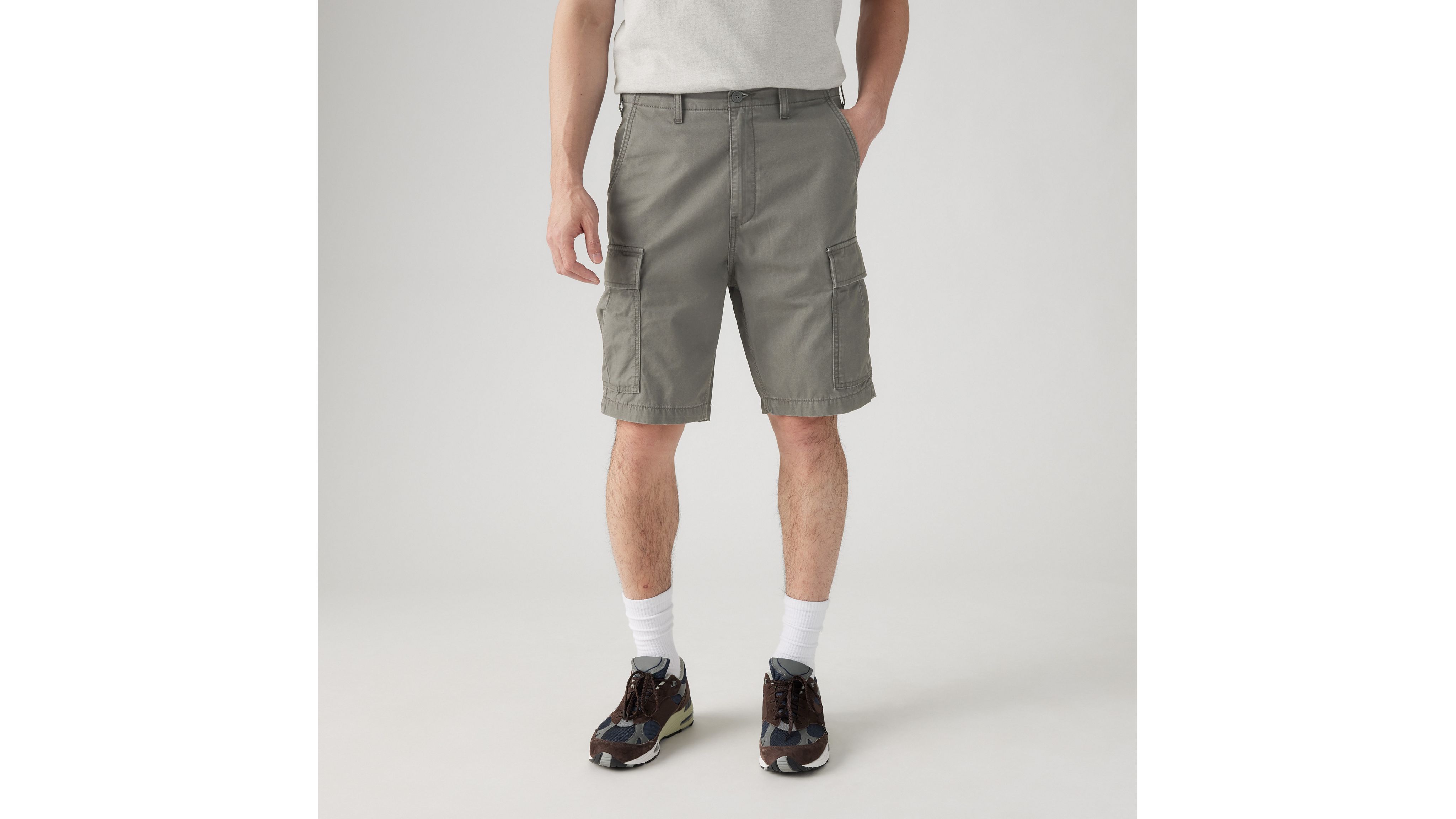 Levi's Carrier Cargo Lightweight Men's Shorts 44 In Grey Ore