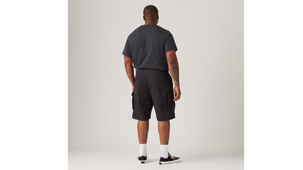 Carrier Cargo 9" Men's Shorts (Big & Tall) — Meteorite - Black
