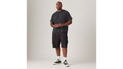 Carrier Cargo 9" Men's Shorts (Big & Tall) — Meteorite - Black 1
