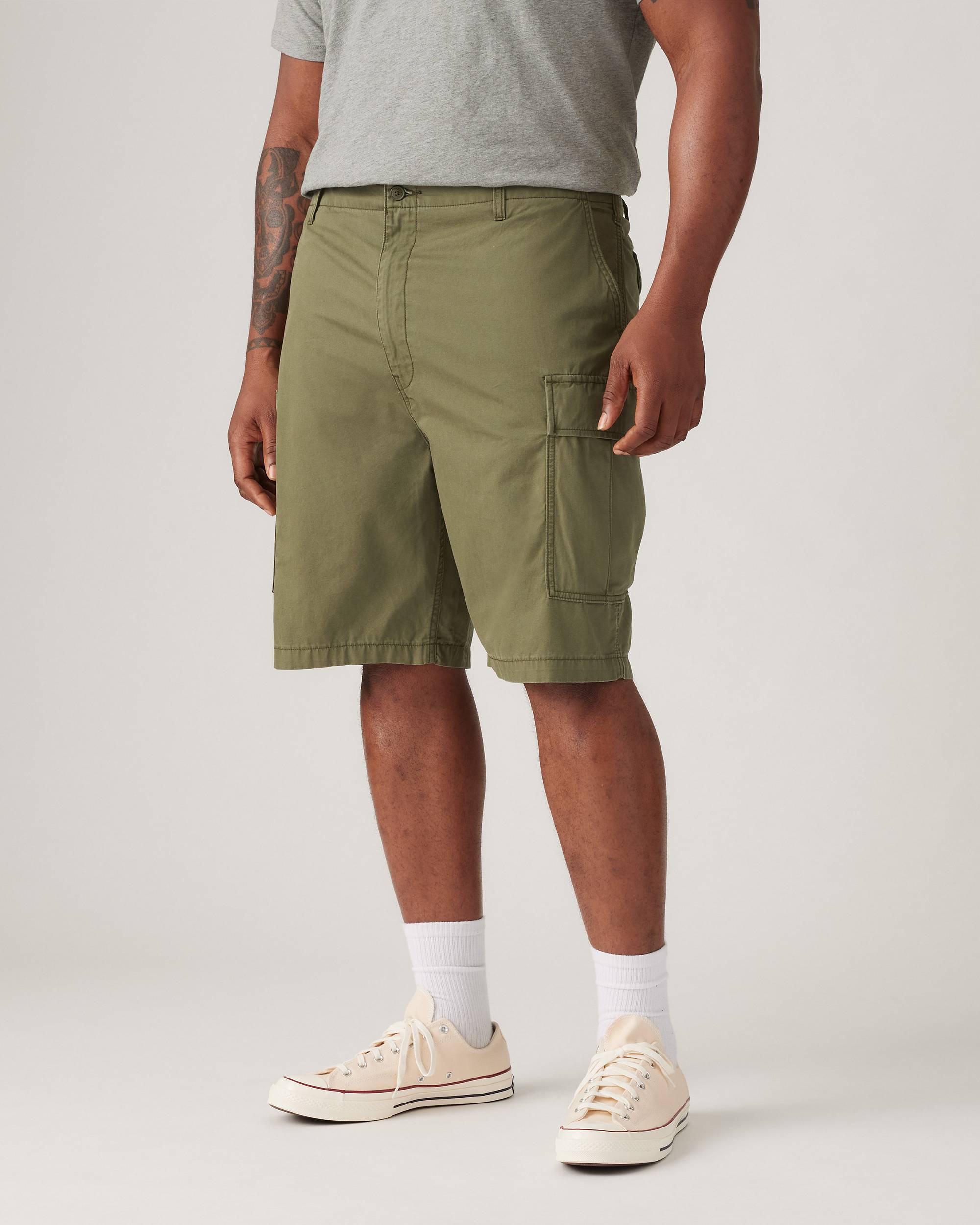 Carrier Cargo Lightweight Men's Shorts (big & Tall) - Green Carrier Cargo Lightweight Men's Shorts (big & Tall) - Green