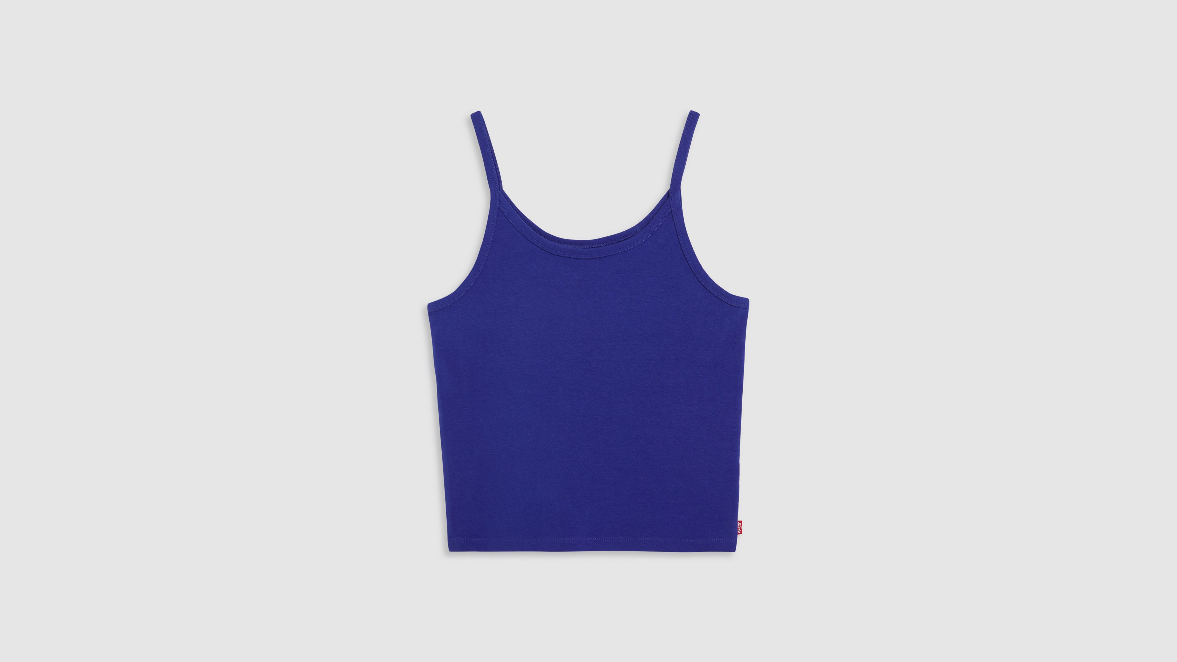 Levi's Plush Stretch Tank Top In Mazarine Blue