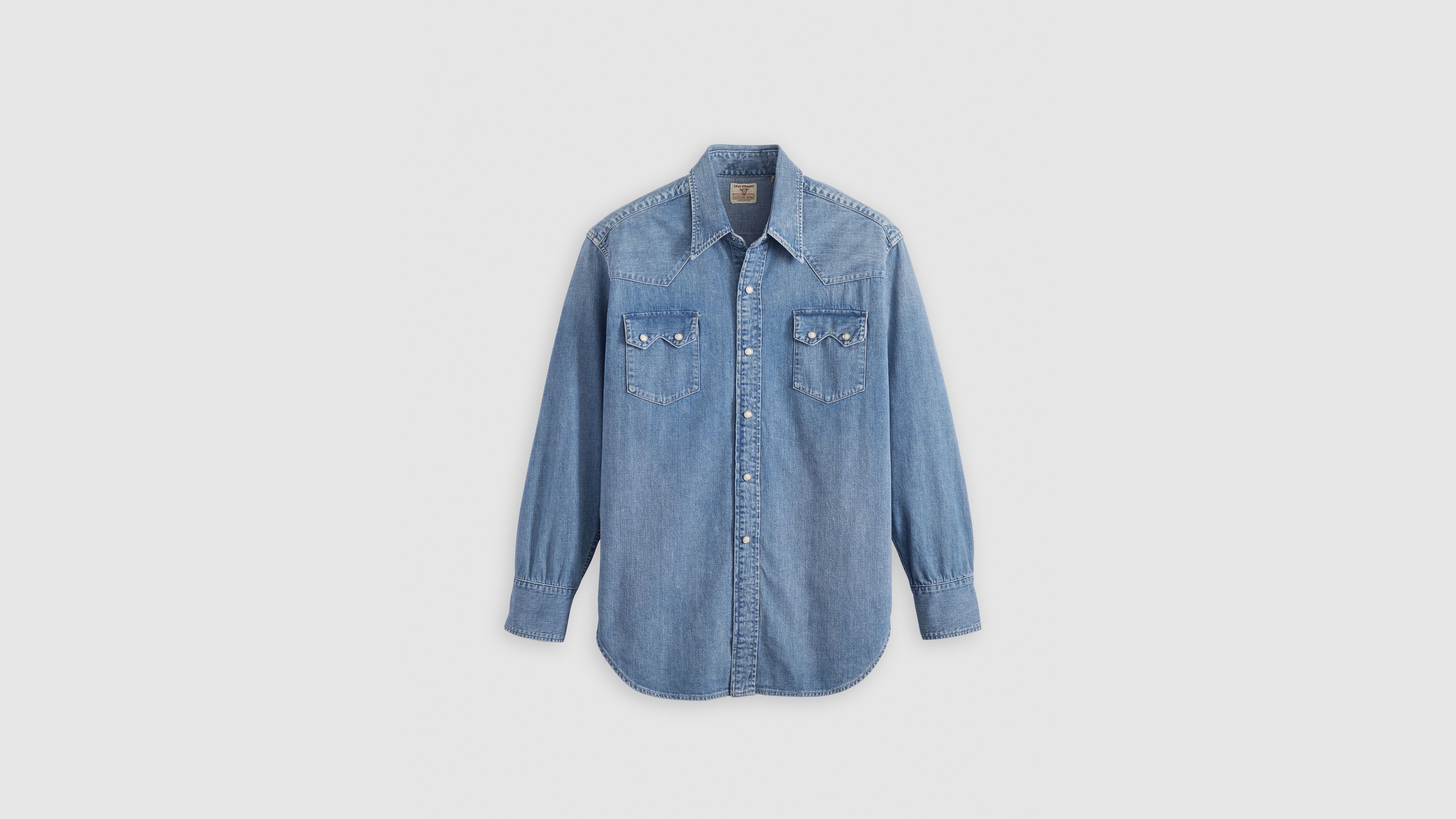 Shorthorn Sawtooth Western Shirt - Light Wash | Levi's® US