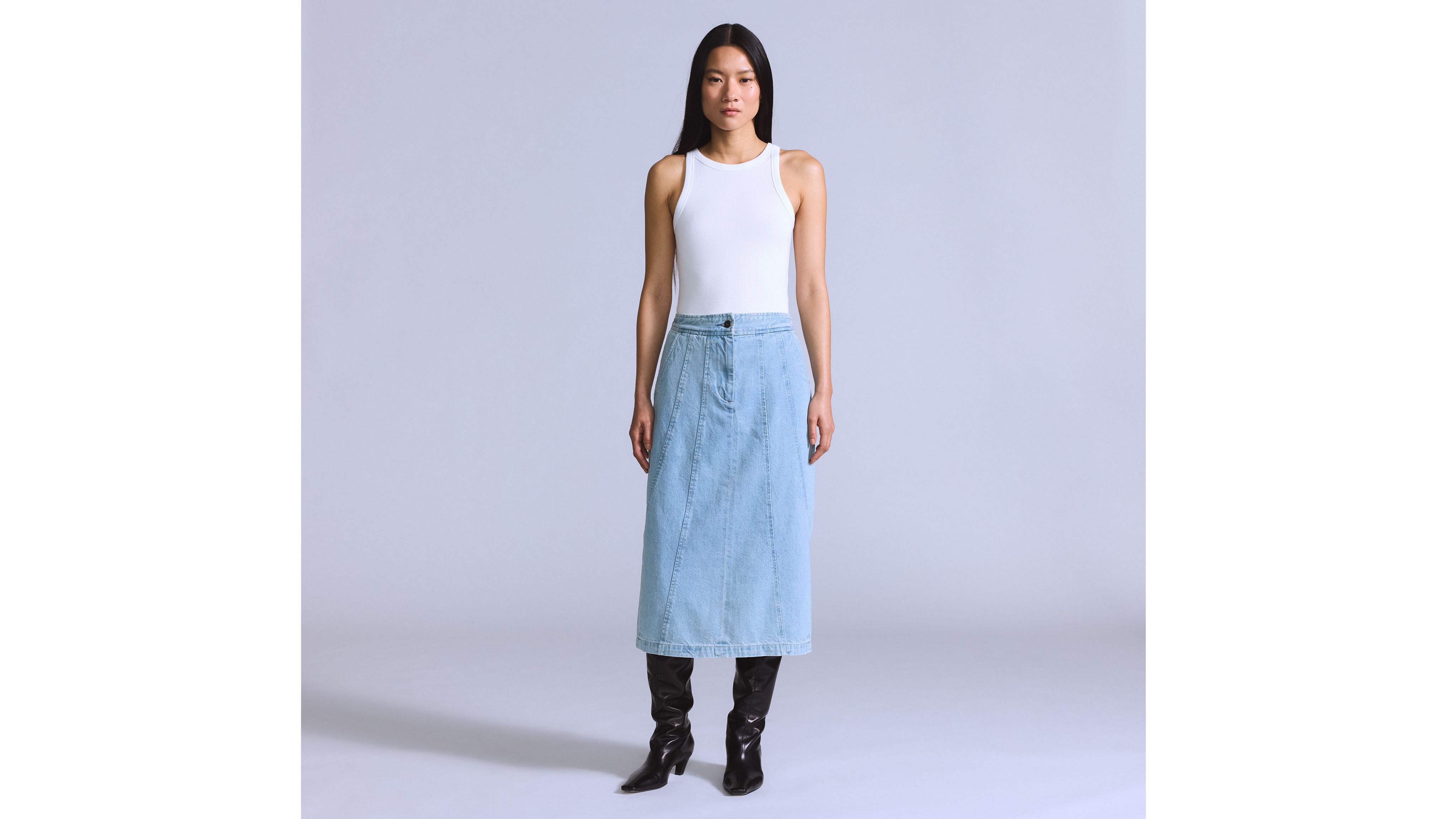 Seamed Skirt 4