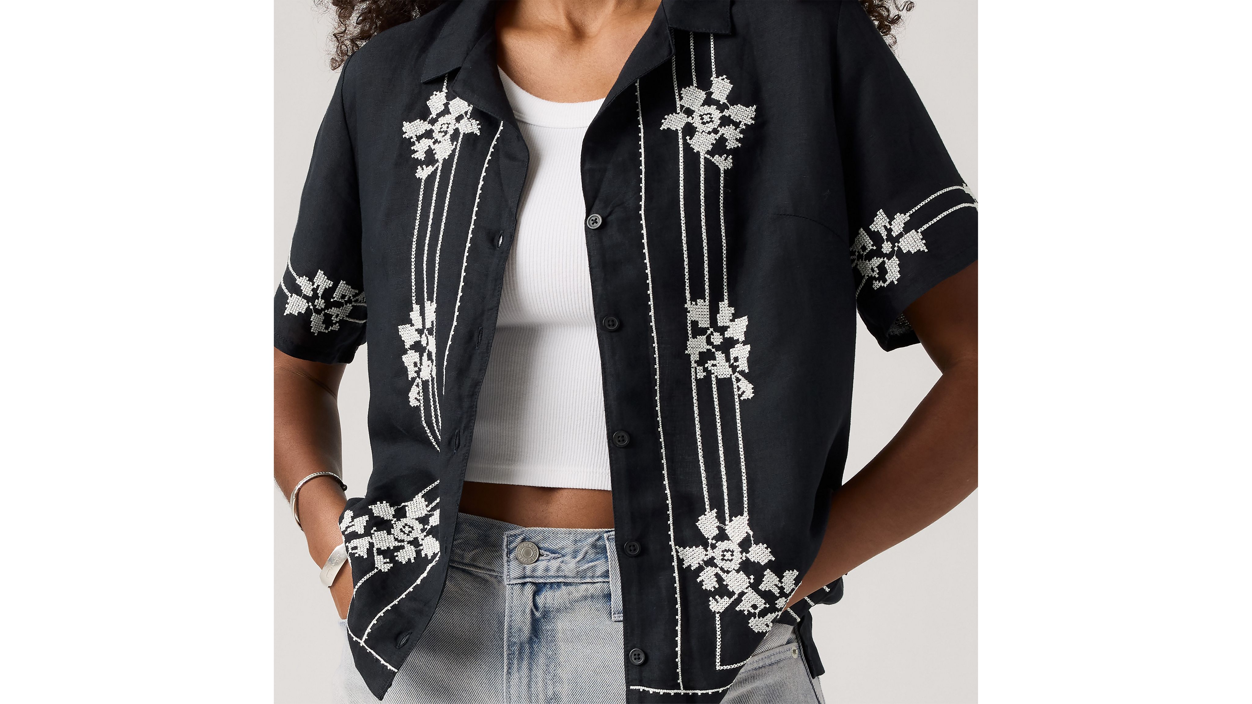 Sonny Linen Blend Camp Shirt