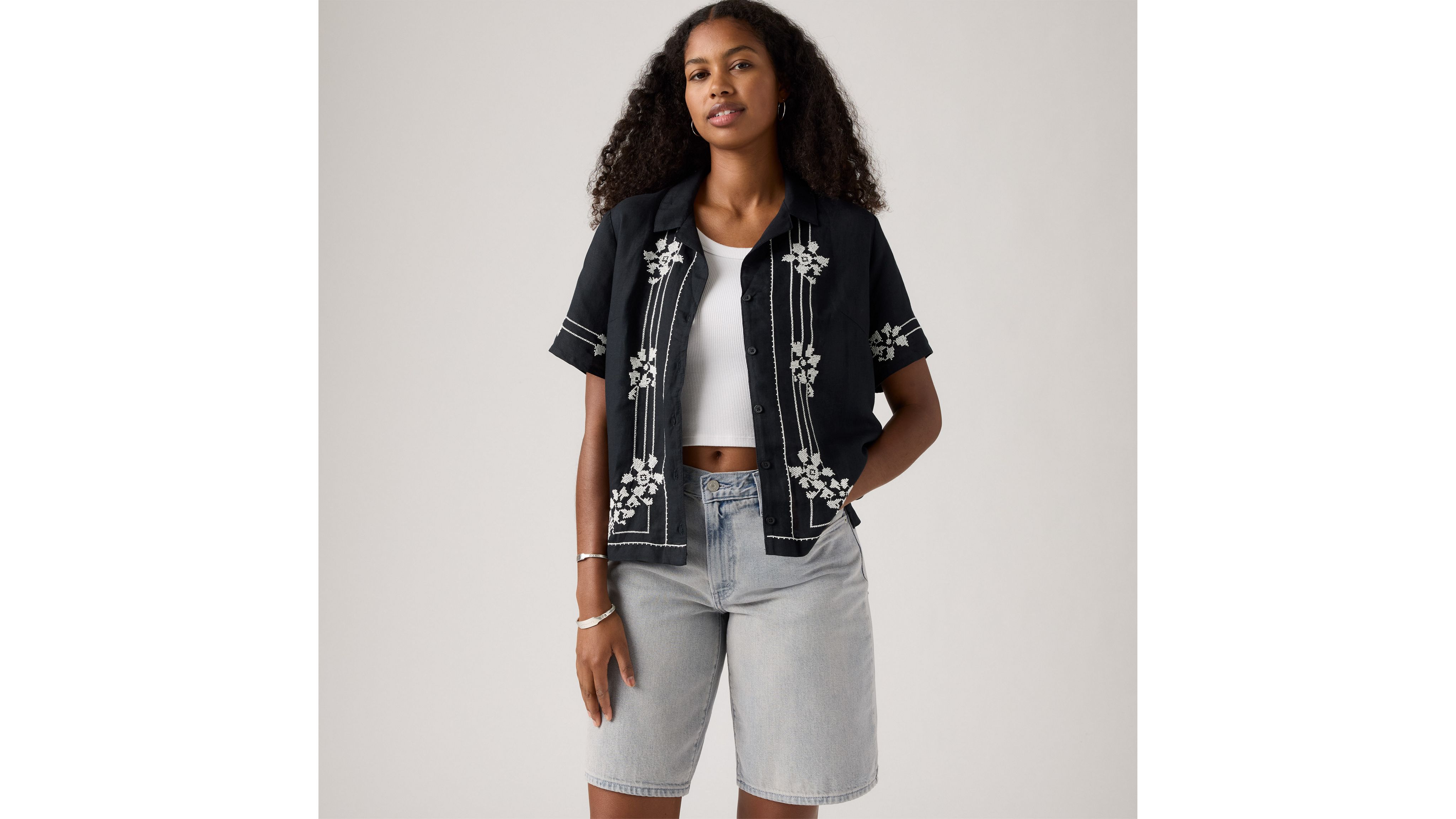 Sonny Linen Blend Camp Shirt