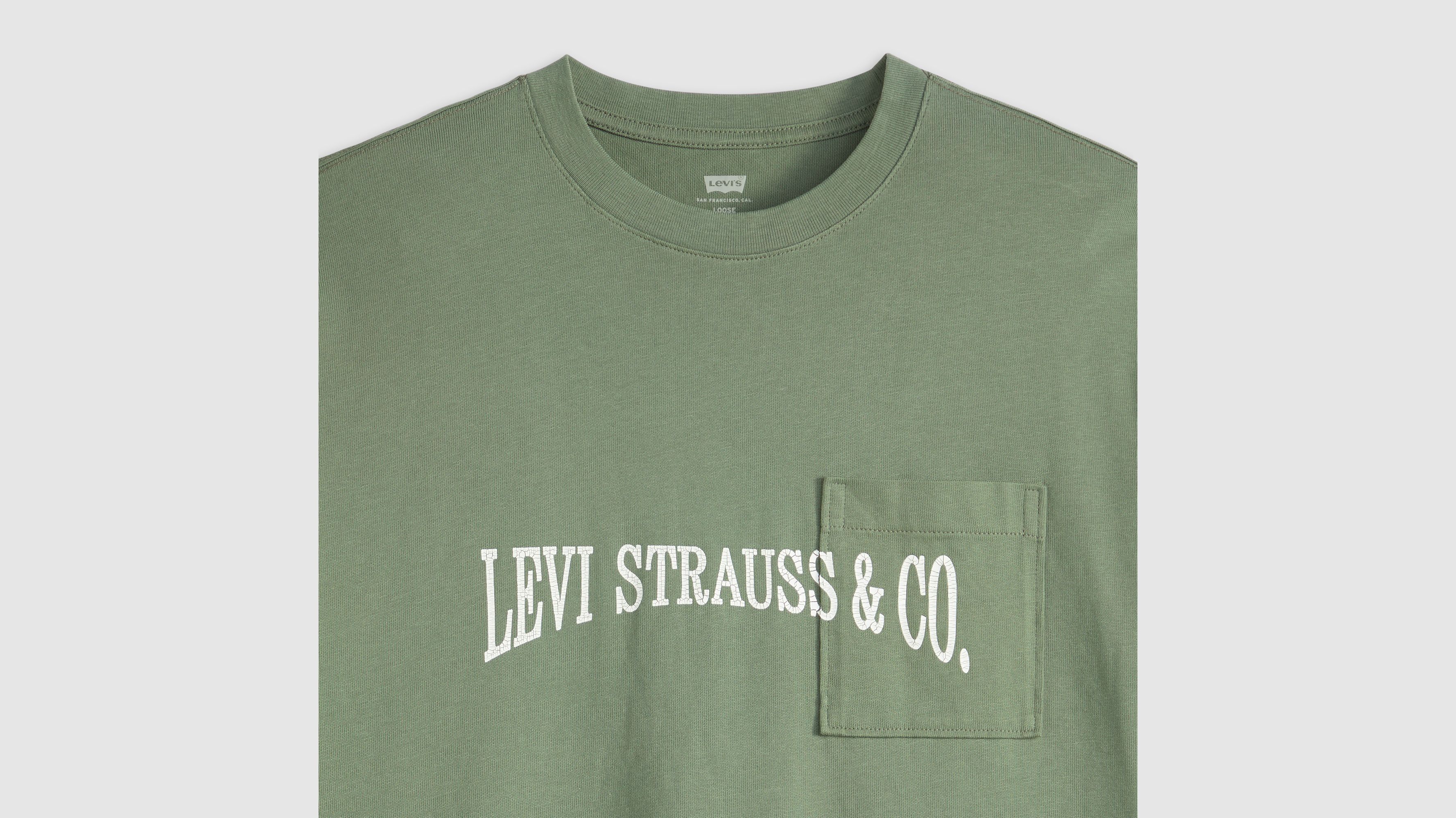 Half-Sleeve Graphic Pocket T-Shirt
