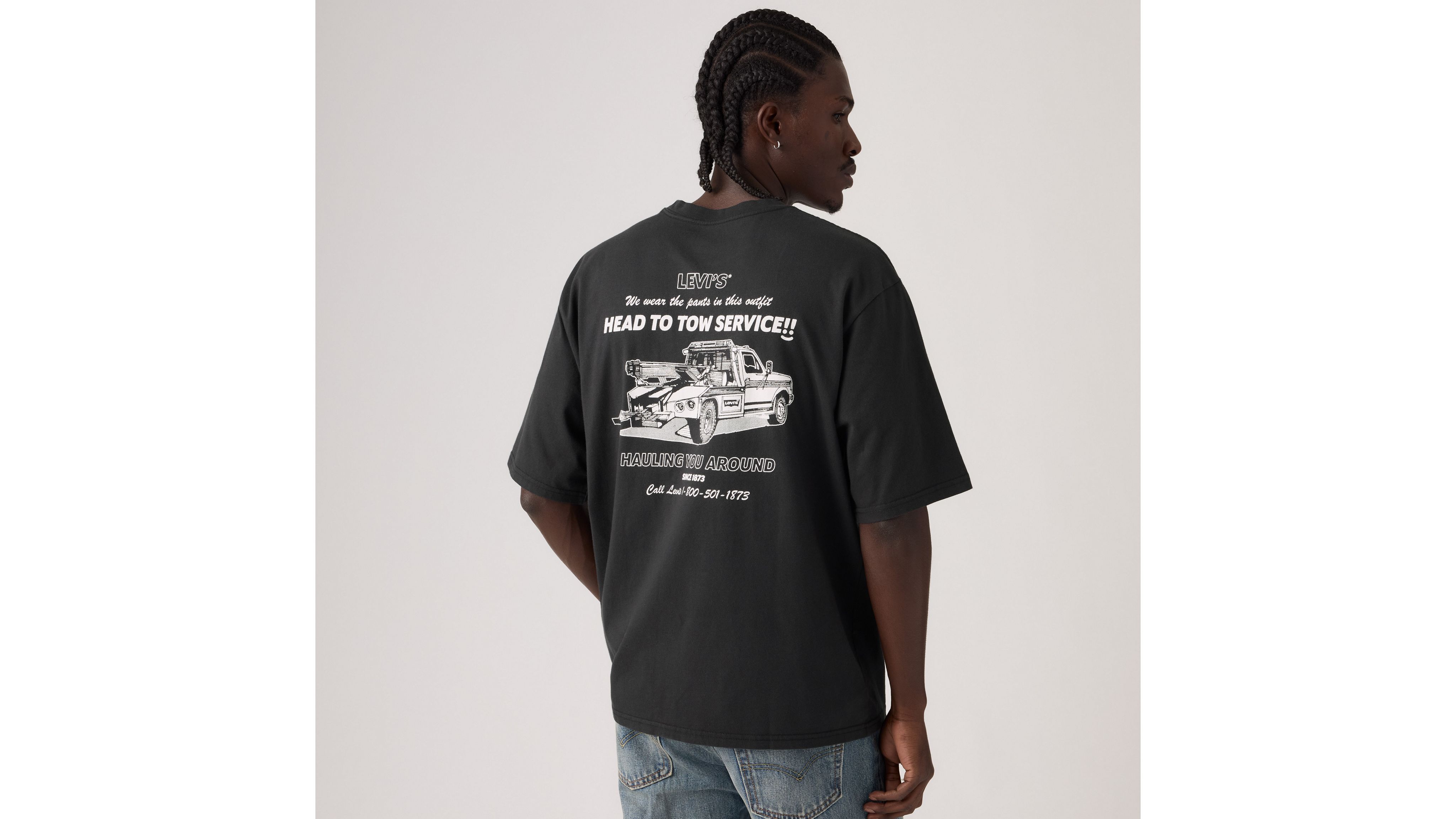 Half-Sleeve Graphic Pocket T-Shirt 1