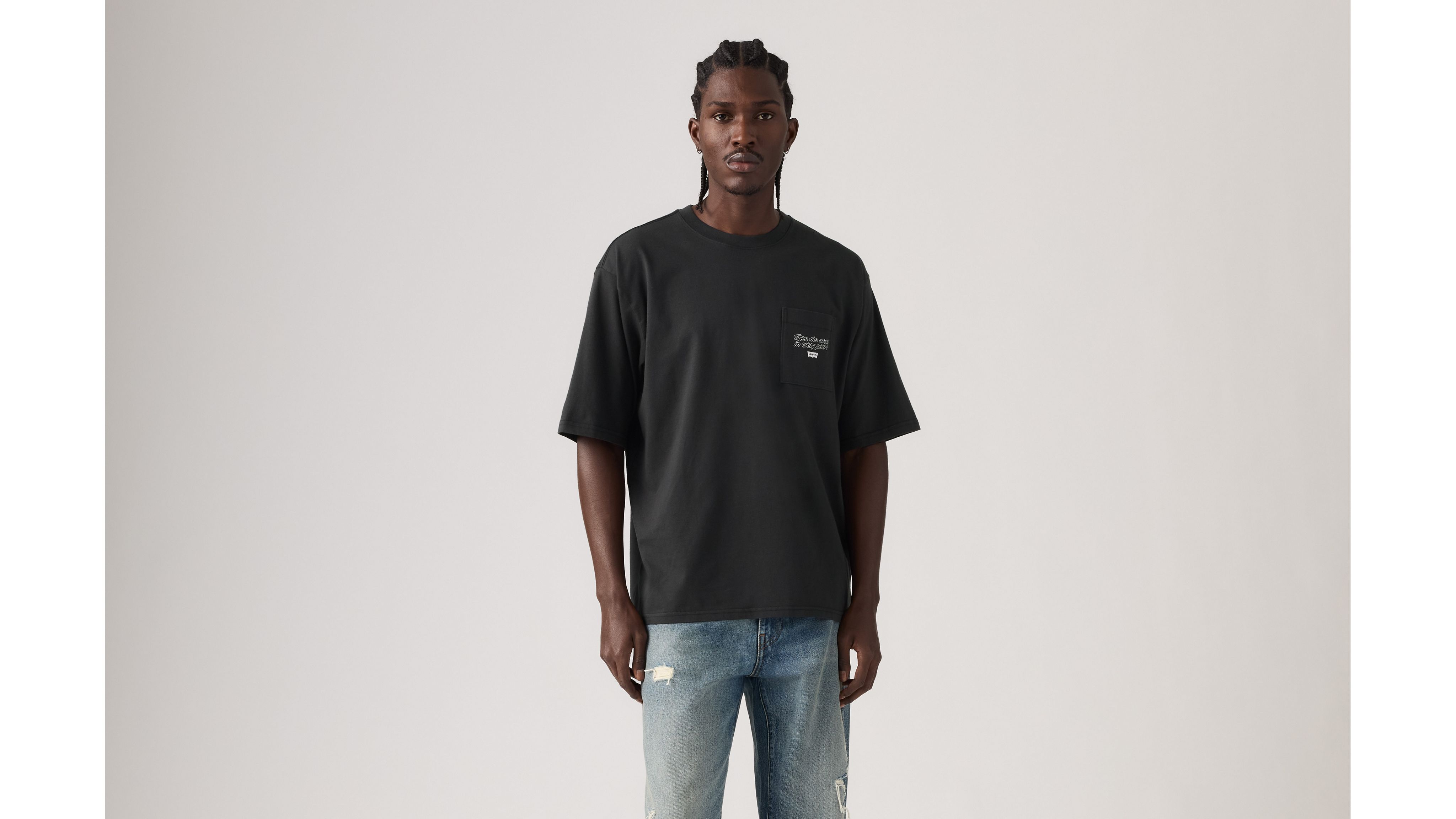 Half-Sleeve Graphic Pocket T-Shirt 13