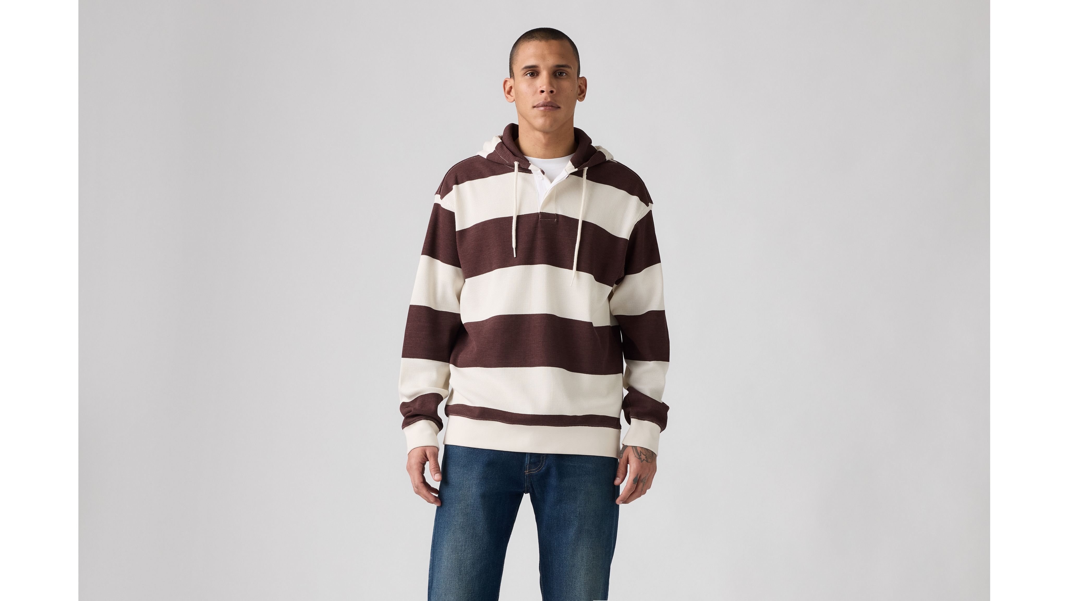 Thermal Rugby Hoodie Sweatshirt 2