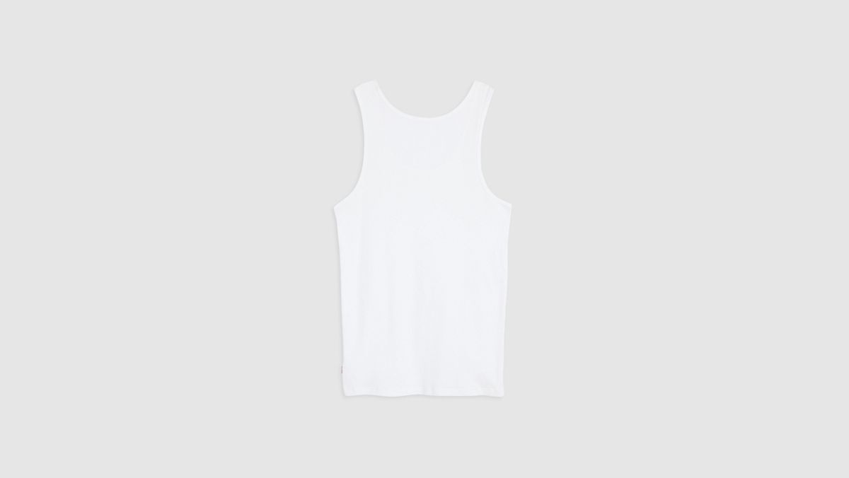 Rib Tank (2-Pack) — Black and Snow Marble Heather - Multi-Color