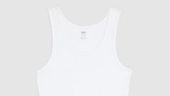 Rib Tank (2-Pack) — Black and Snow Marble Heather - Multi-Color 7