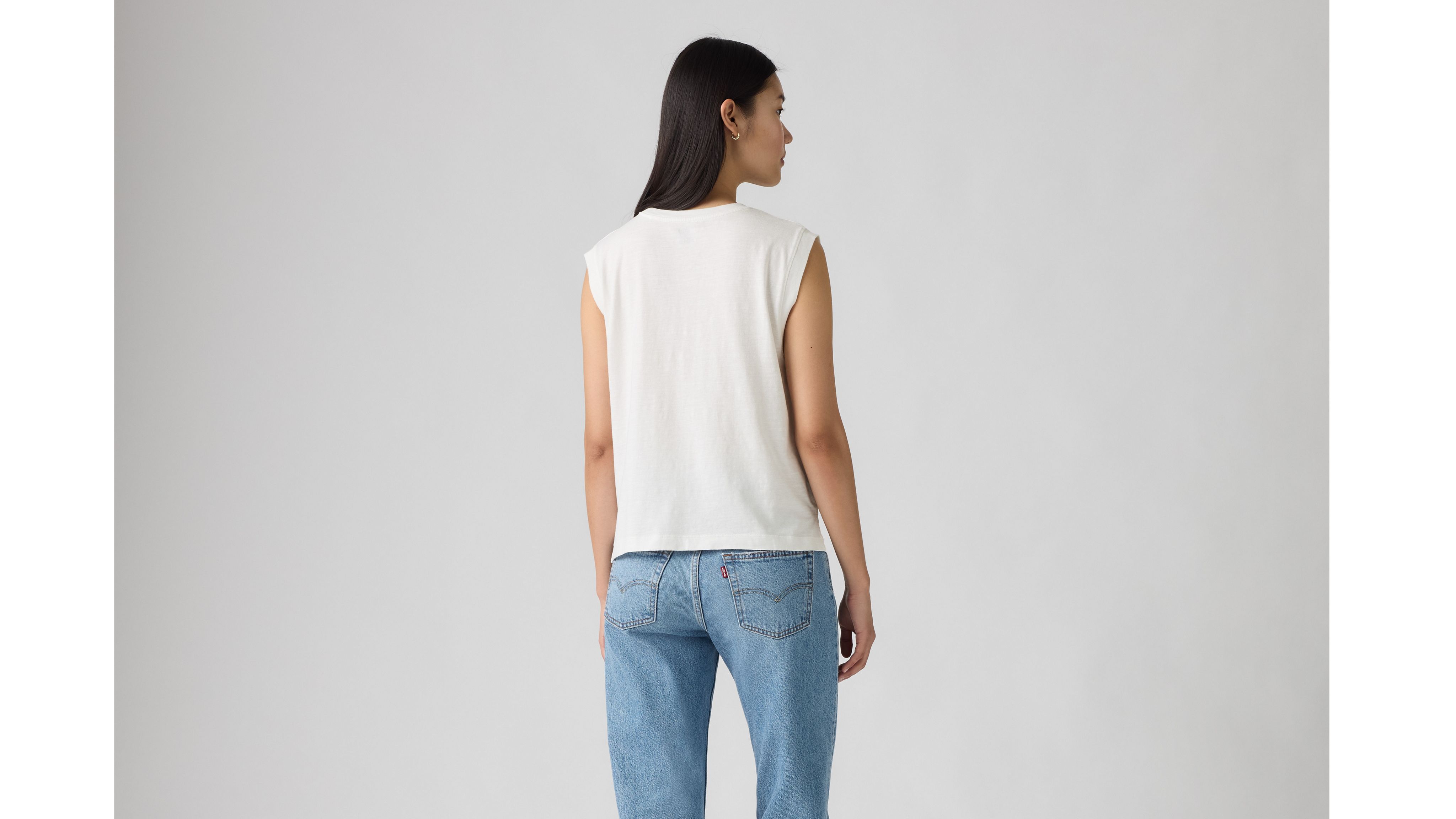 Graphic Boxy Tank Top
