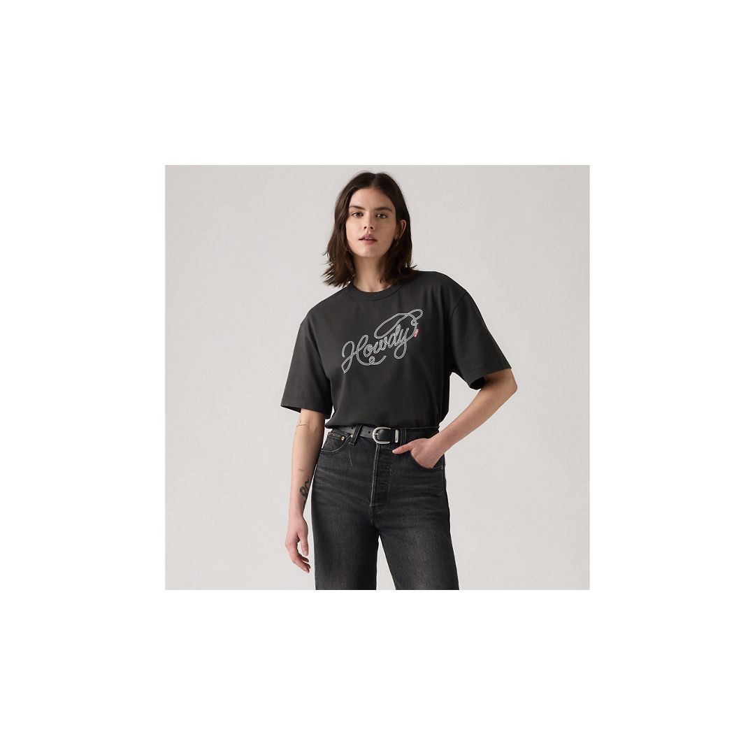Levi's Graphic Tabor Tee T-shirt In Black