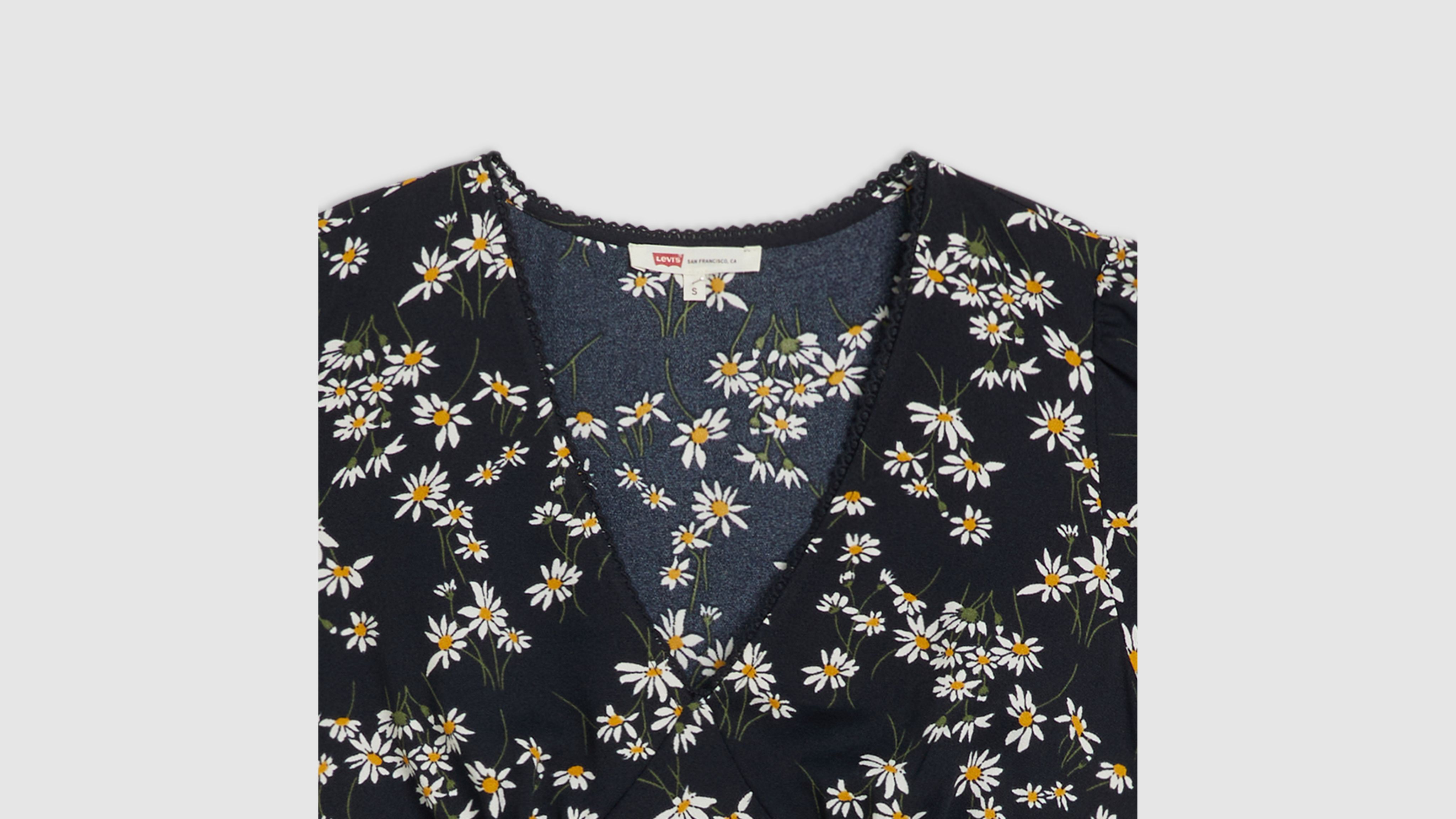 Levi's Myla Short Sleeve Dress In Alona Floral