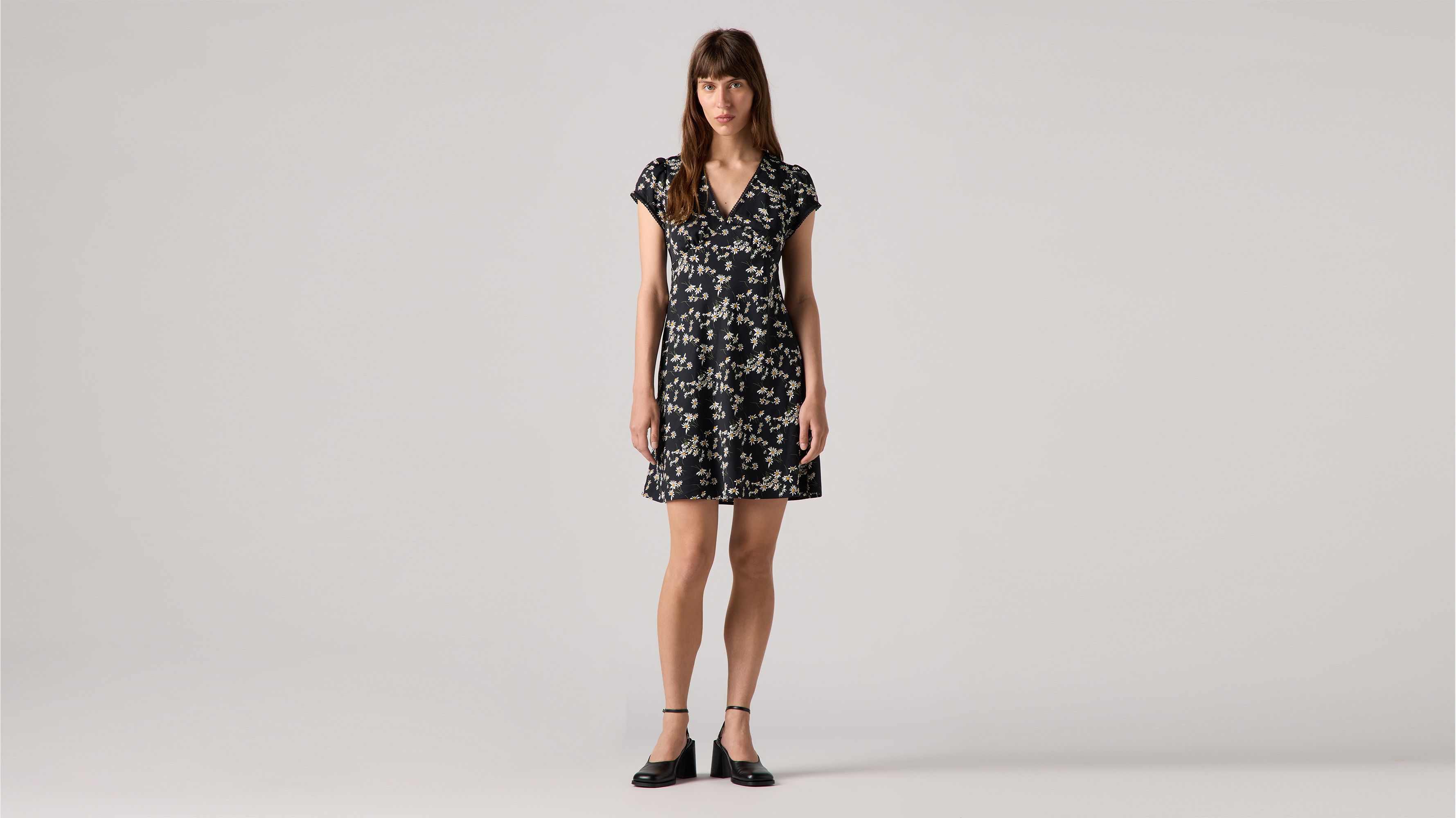 Levi's Myla Short Sleeve Dress In Alona Floral