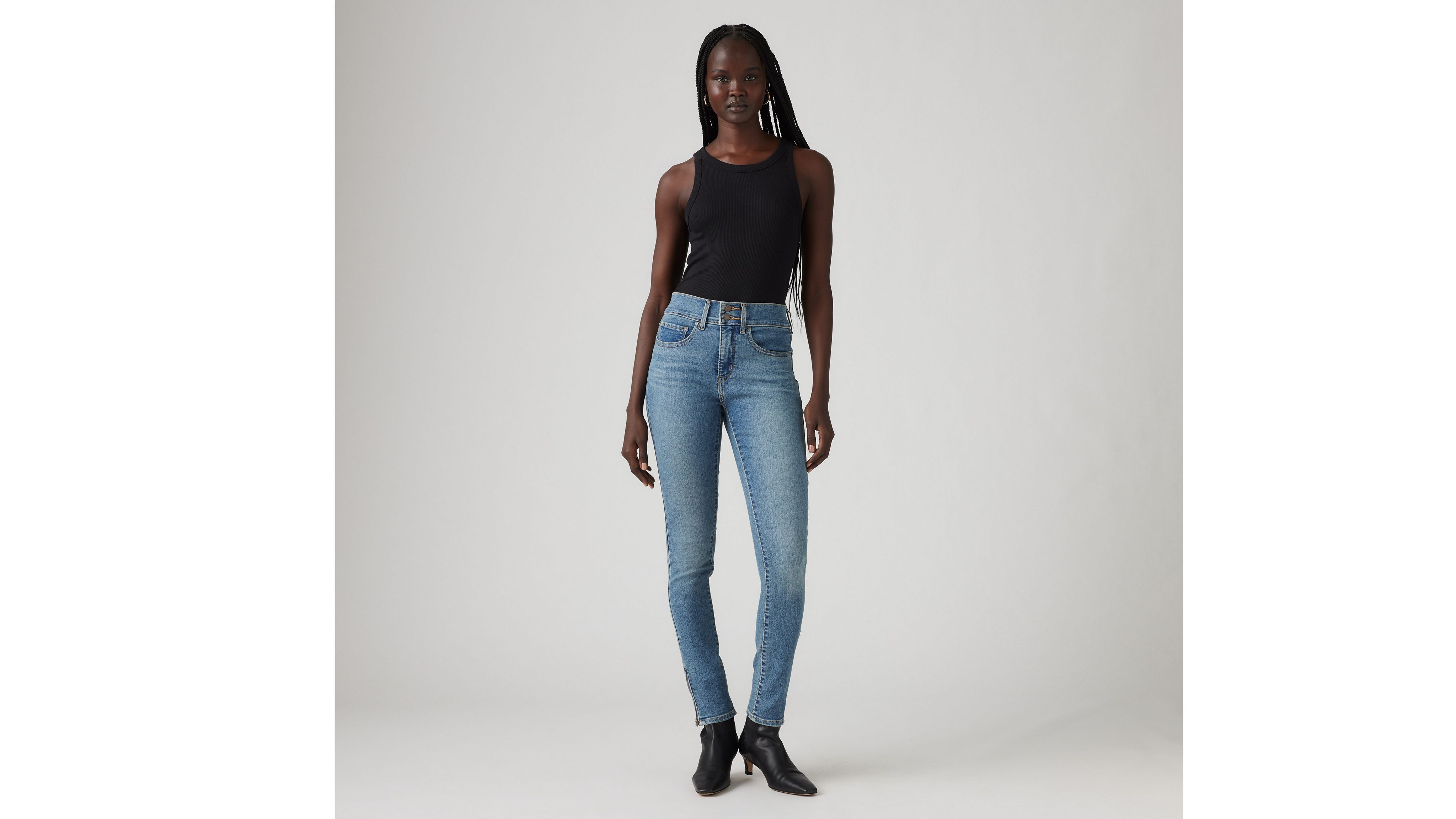 311 Shaping Skinny Zip Hem Jeans 2