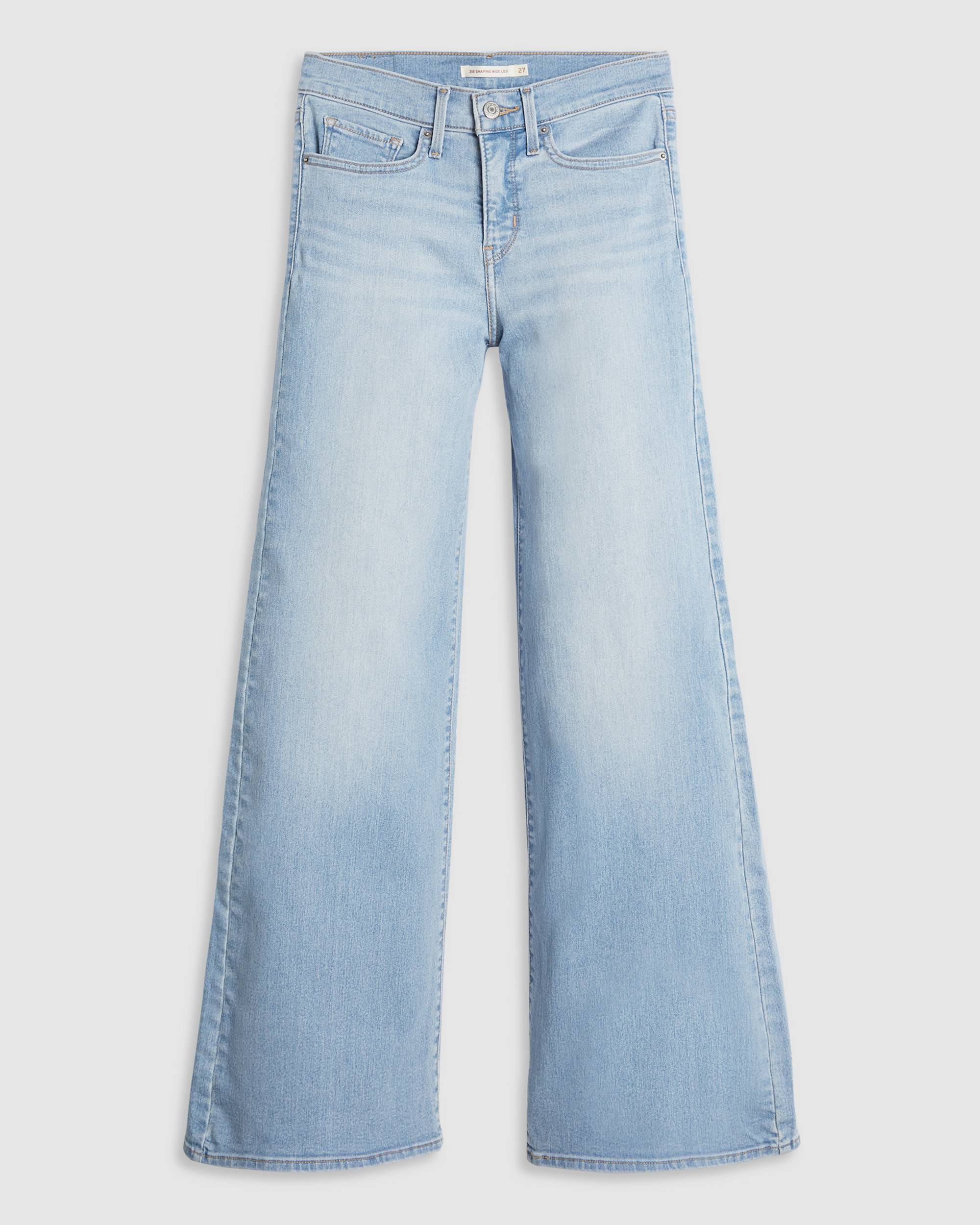 318™ Shaping Wide Leg Jeans - Blue | Levi's® AT 318™ Shaping Wide Leg Jeans - Blue | Levi's® AT
